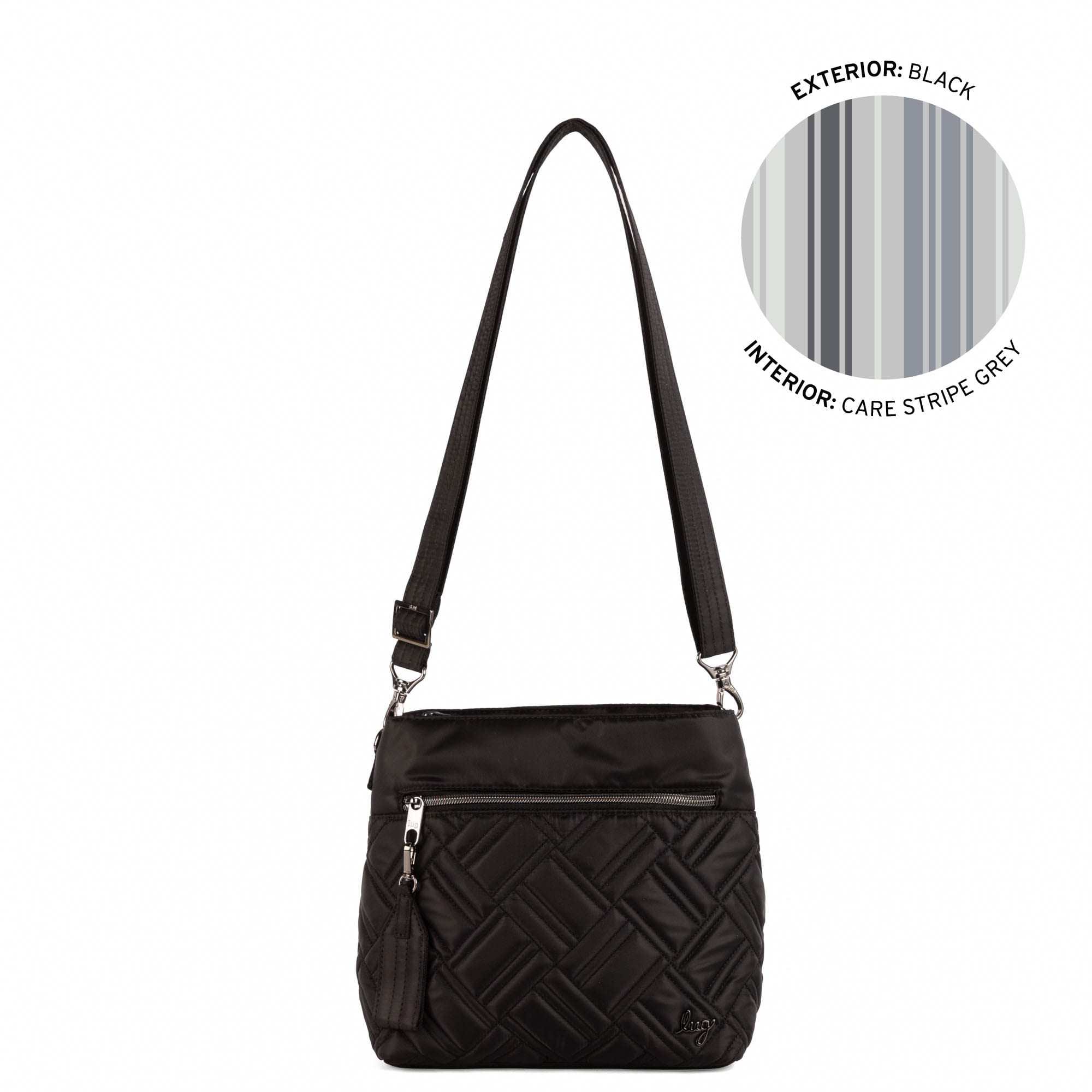 Double Dip Crossbody Bag - BLACK - 26196_DoubleDip_Black_Angle_01