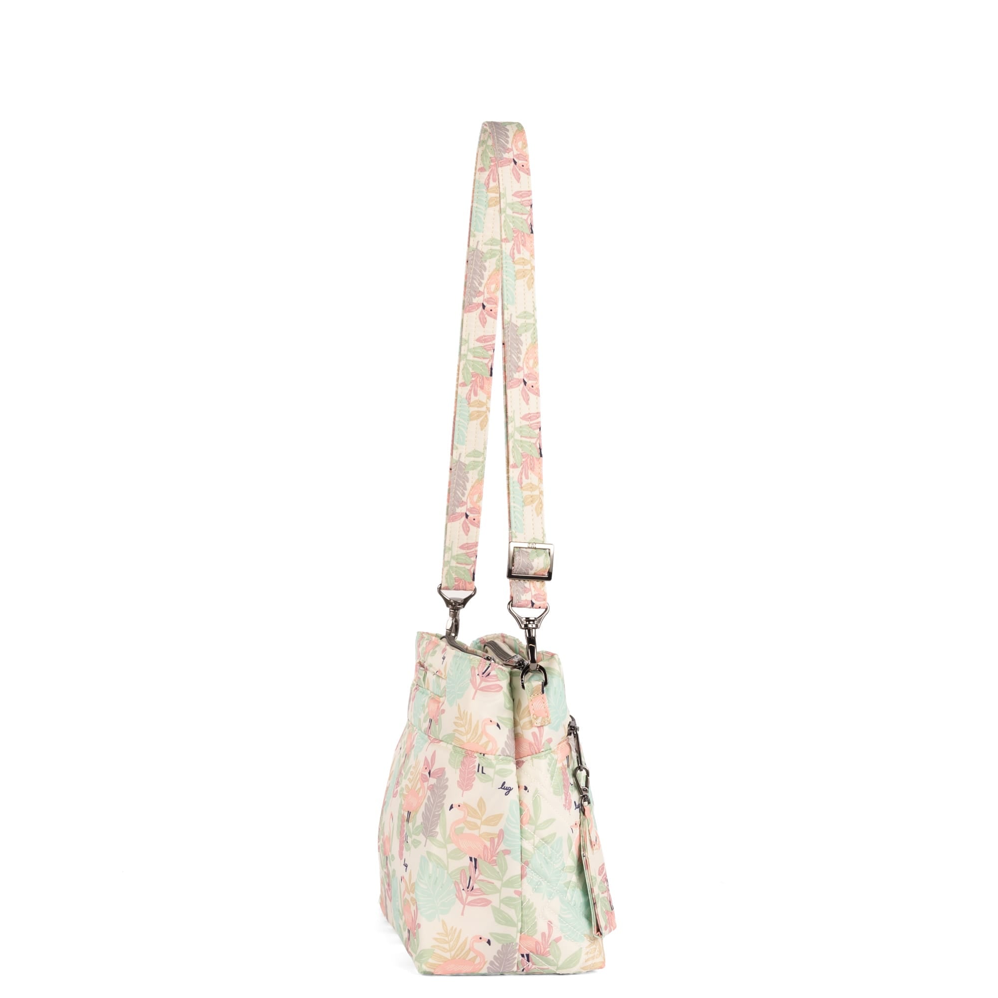 Double Dip Crossbody Bag - FLAMINGO FOLIAGE - 26200_DoubleDip_FlamingoFoliage_Angle_03
