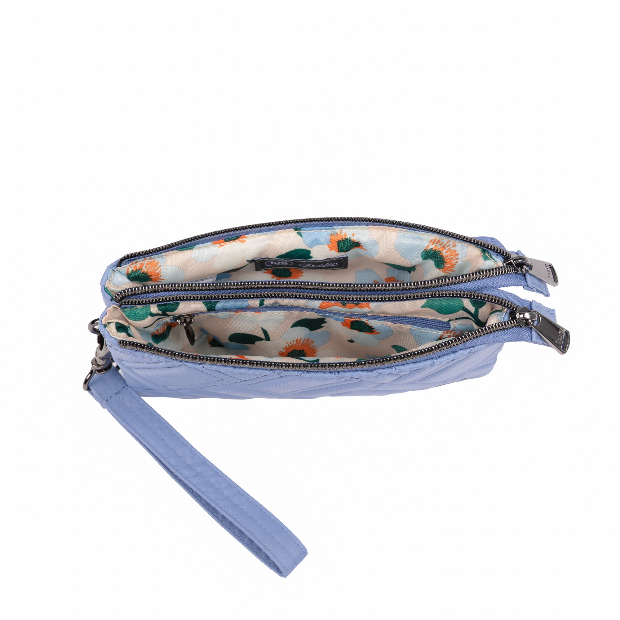 Frolic RFID Wristlet - BLUEBELL - 26202_Frolic_Bluebell_Angle_05