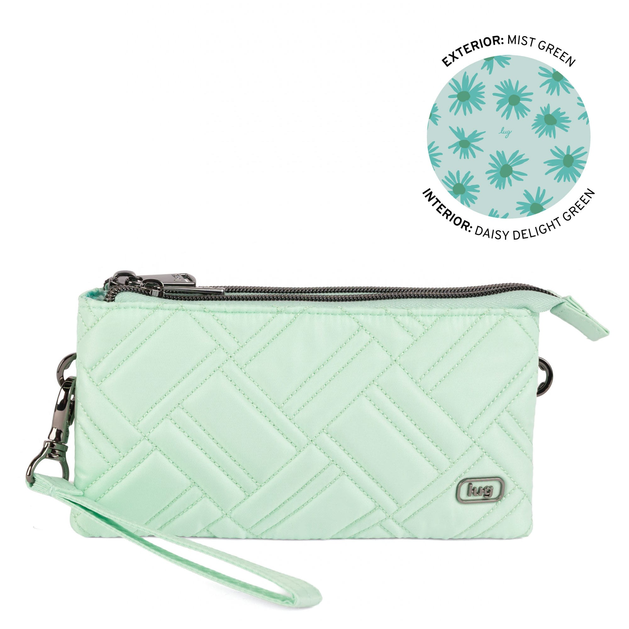 Frolic RFID Wristlet - MIST GREEN - 26203_Frolic_MistGreen_Angle_01