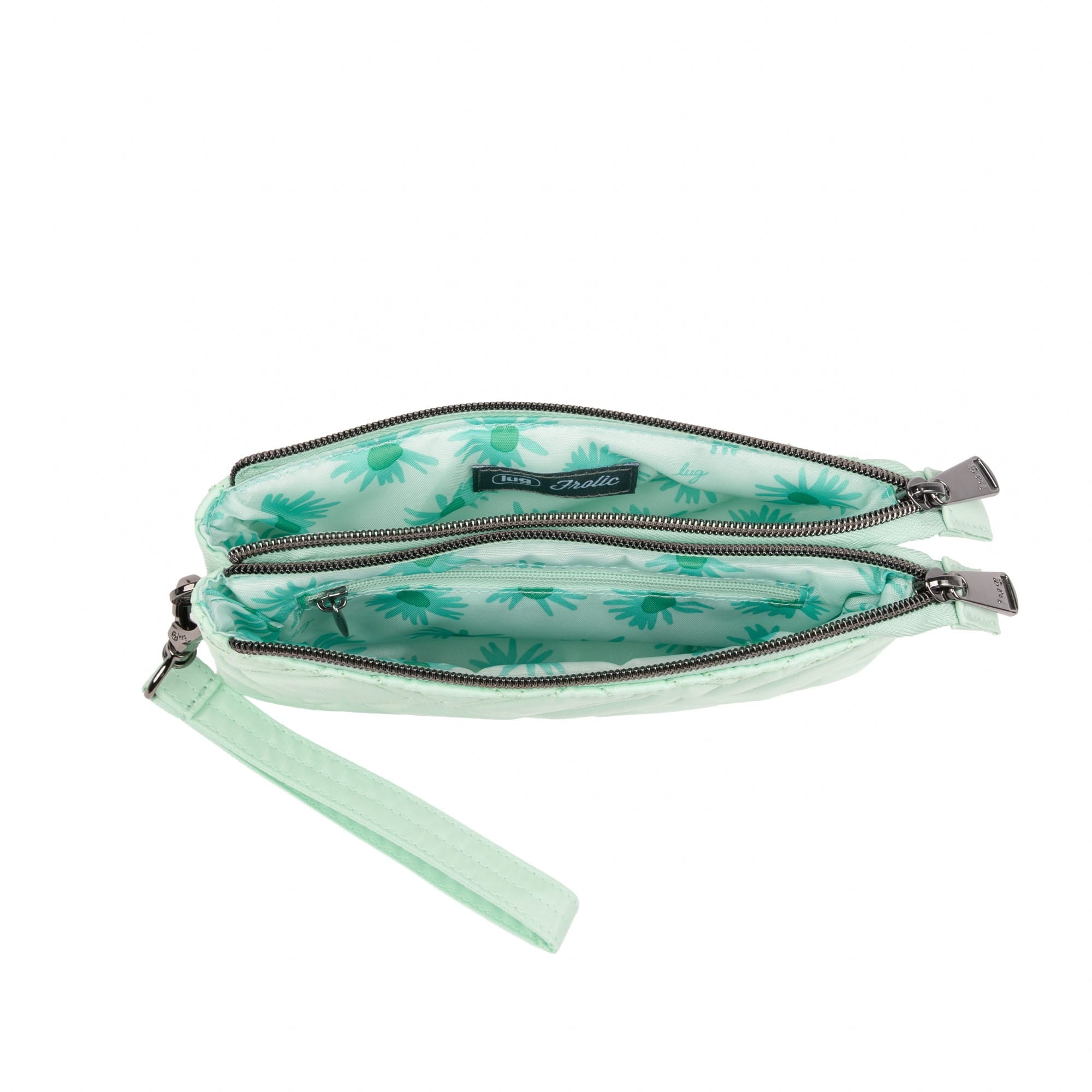 Frolic RFID Wristlet - MIST GREEN - 26203_Frolic_MistGreen_Angle_05