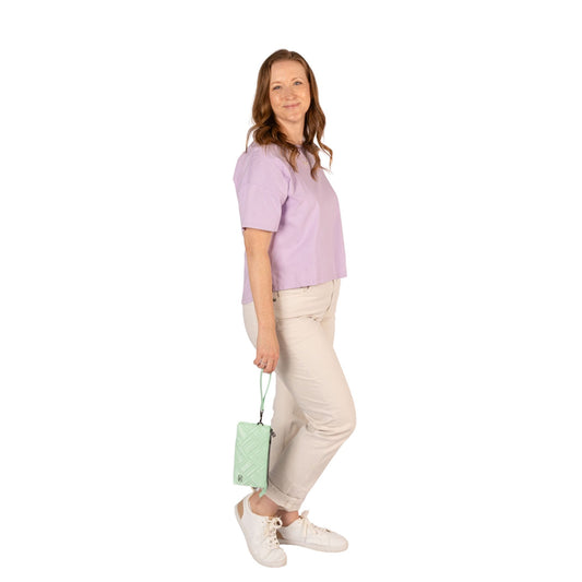 Frolic RFID Wristlet - - 26203_Frolic_MistGreen_BagProportion_02