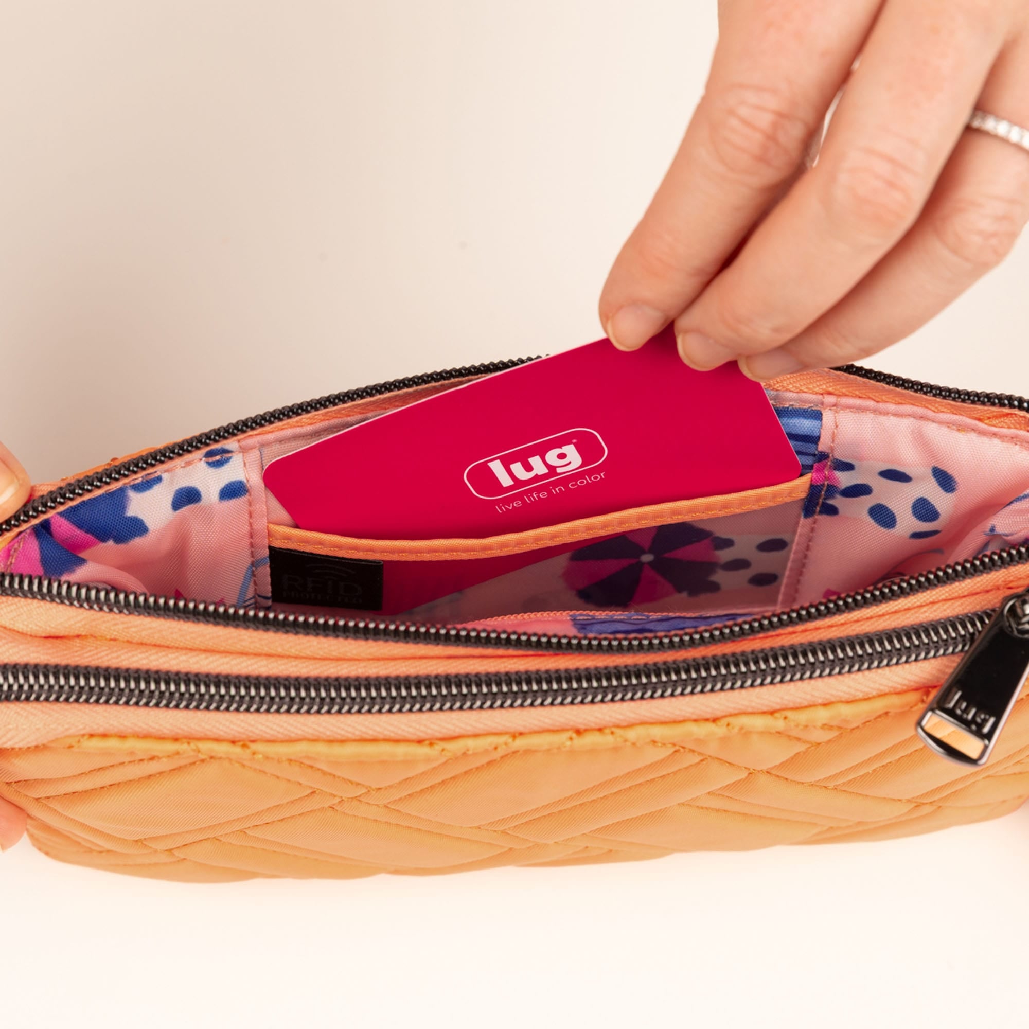 Frolic RFID Wristlet - - 26204_Frolic_MelonGlow_Lifestyle_03