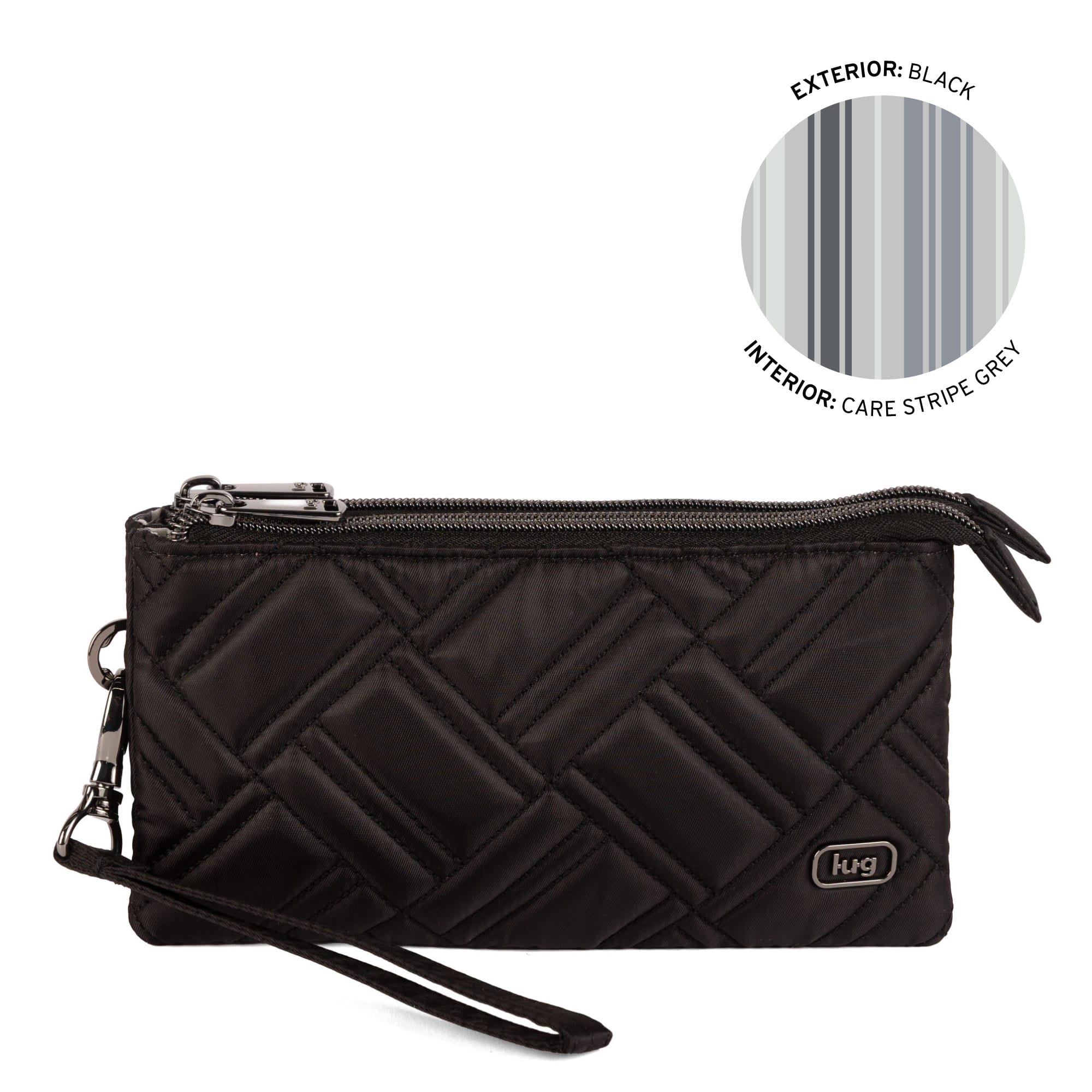 Frolic RFID Wristlet - BLACK - 26205_Frolic_Black_Angle_01