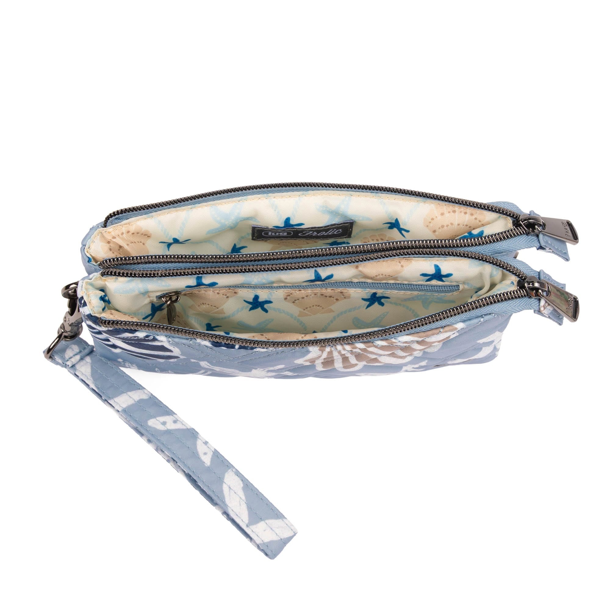 Frolic RFID Wristlet - SEASHORE - 26207_Frolic_Seashore_Angle_05