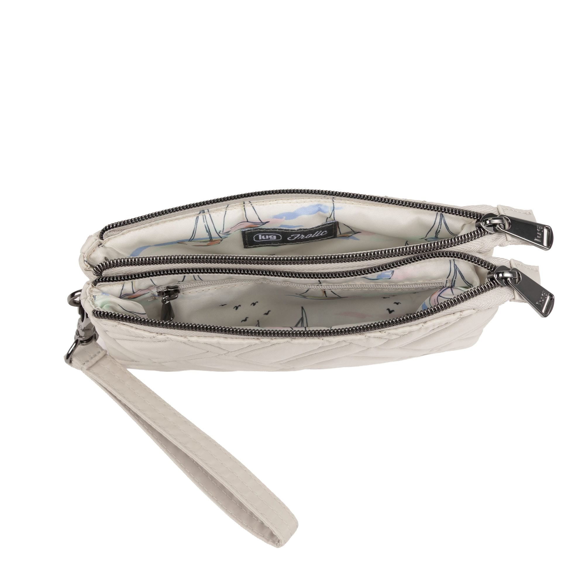 Frolic RFID Wristlet - PEBBLE - 26208_Frolic_Pebble_Angle_05