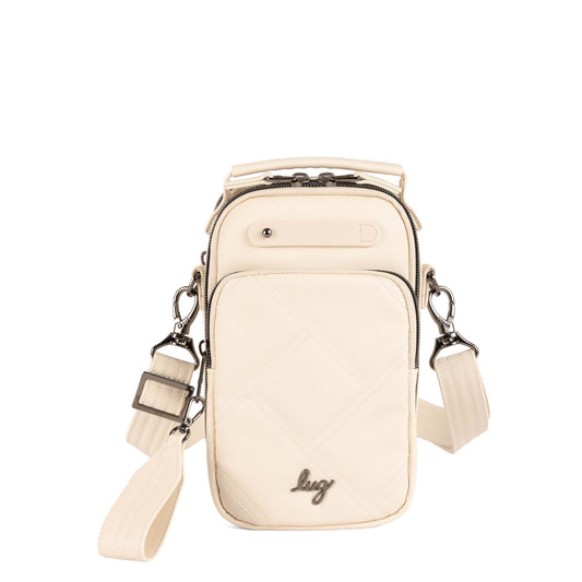 Skeeter Mini Bridge Satin Luxe VL Convertible Crossbody Bag - - 26213_SkeeterMiniBridge_SatinLuxe_Macadamia_Angle_01