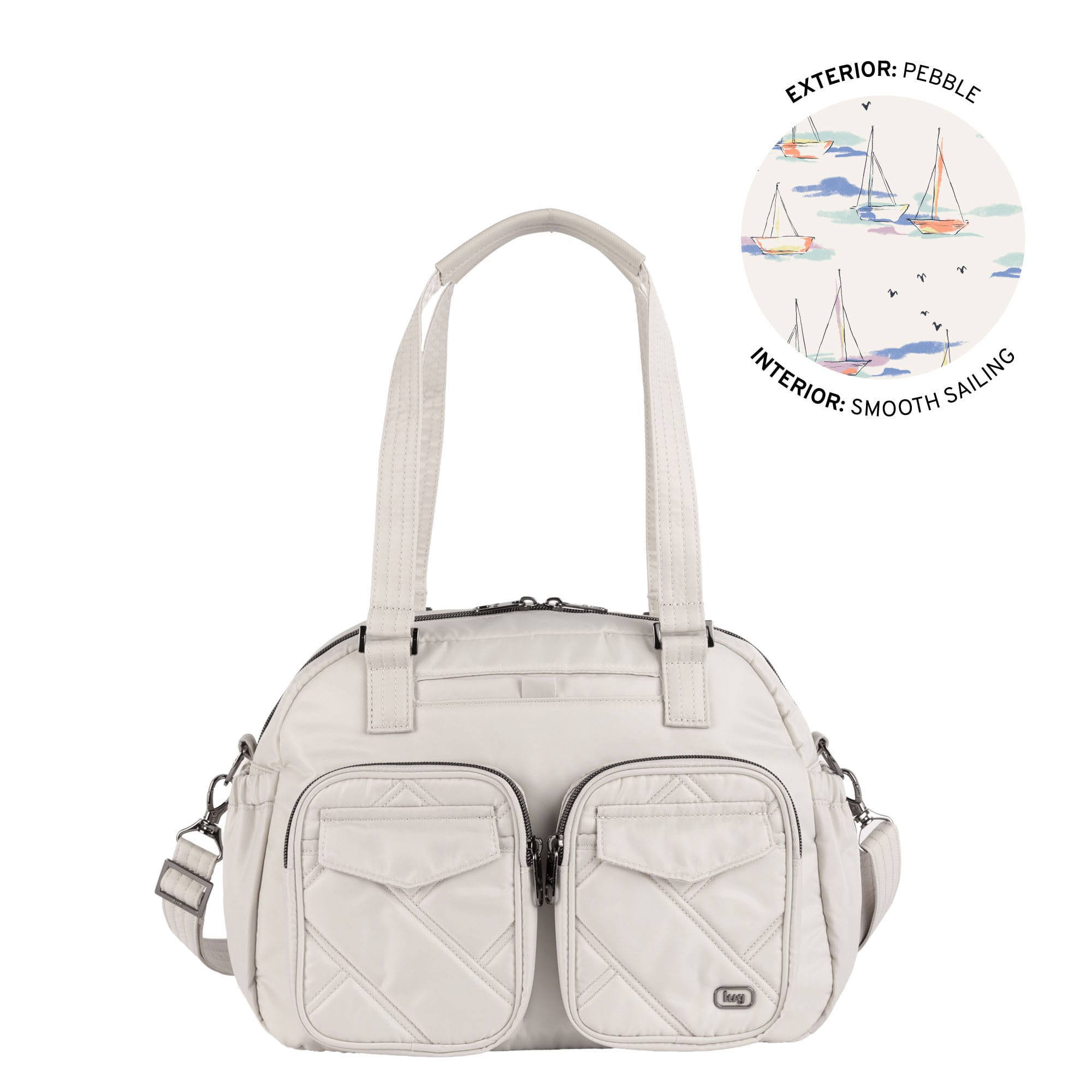 Jumper 3 Carry-All Tote - PEBBLE - 26224_Jumper3_Pebble_Angle_01