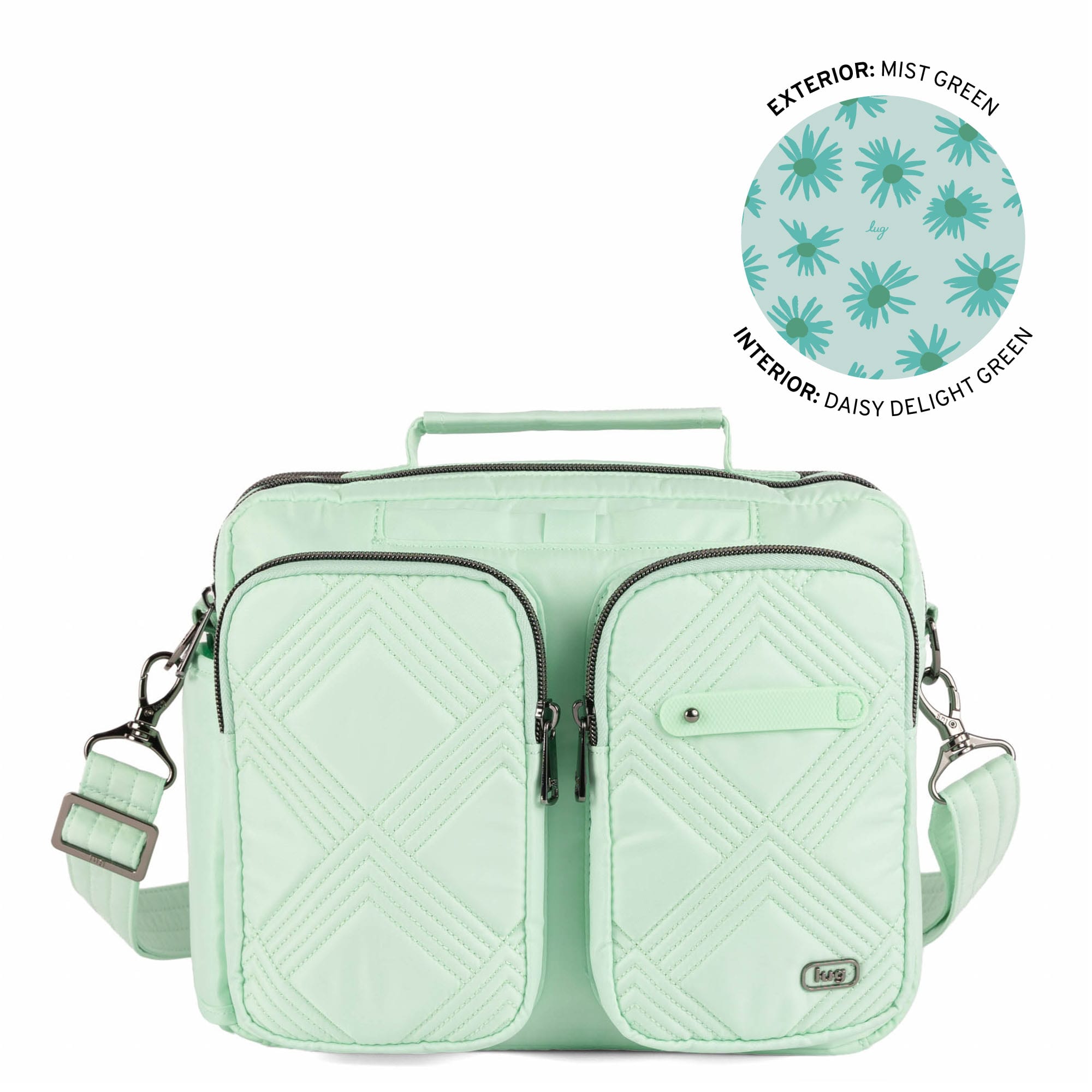 Navigator 2 Crossbody Bag - MIST GREEN - 26228_Navigator2_MistGreen_Angle_01