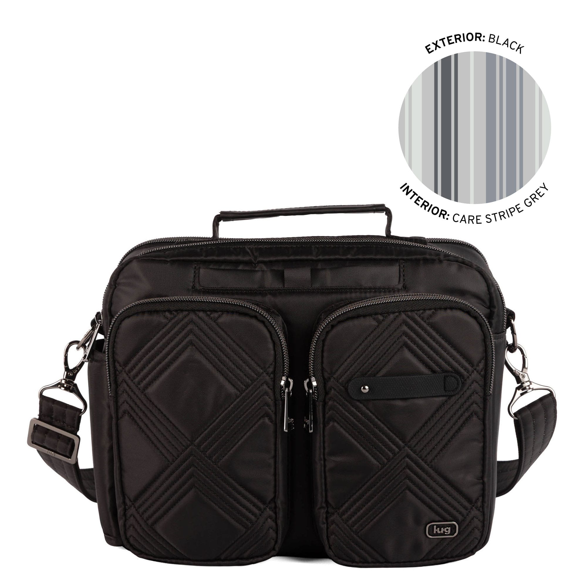 Navigator 2 Crossbody Bag - BLACK - 26229_Navigator2_Black_Angle_01