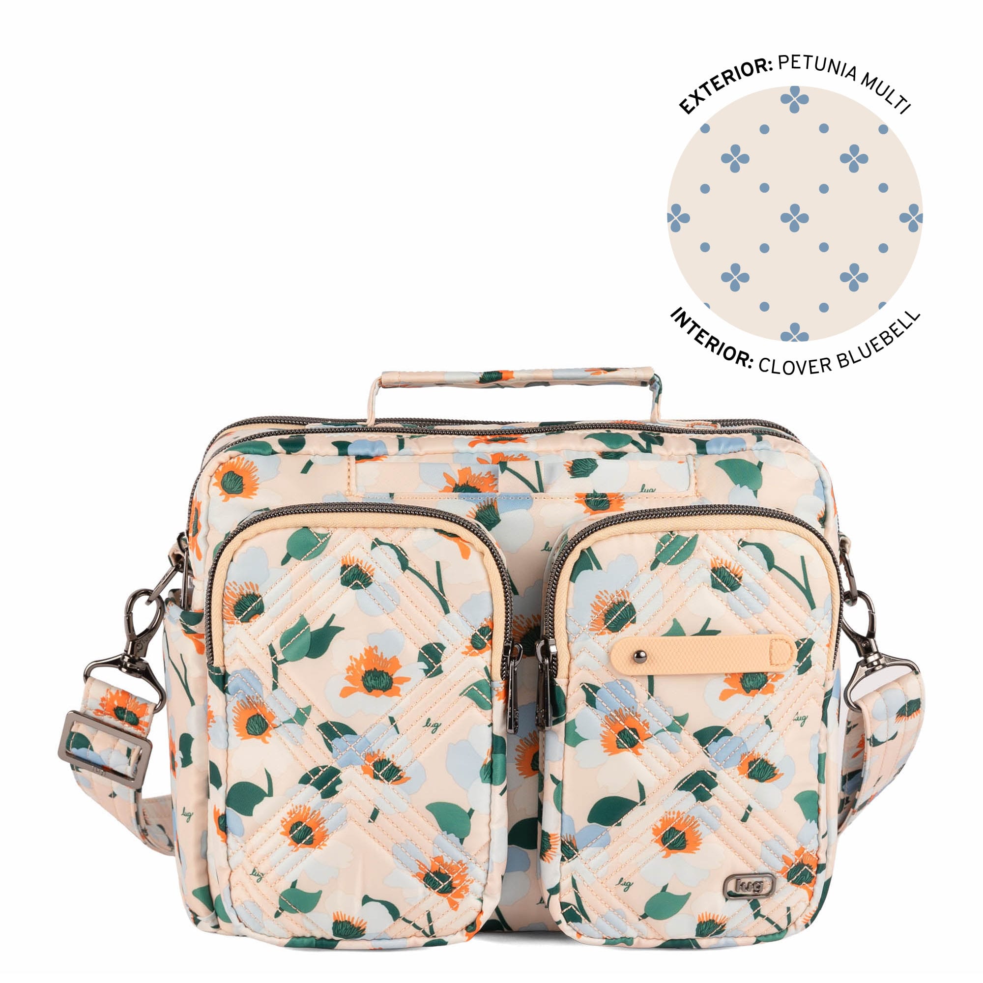 Navigator 2 Crossbody Bag - PETUNIA MULTI - 26232_Navigator2_PetuniaMulti_Angle_01