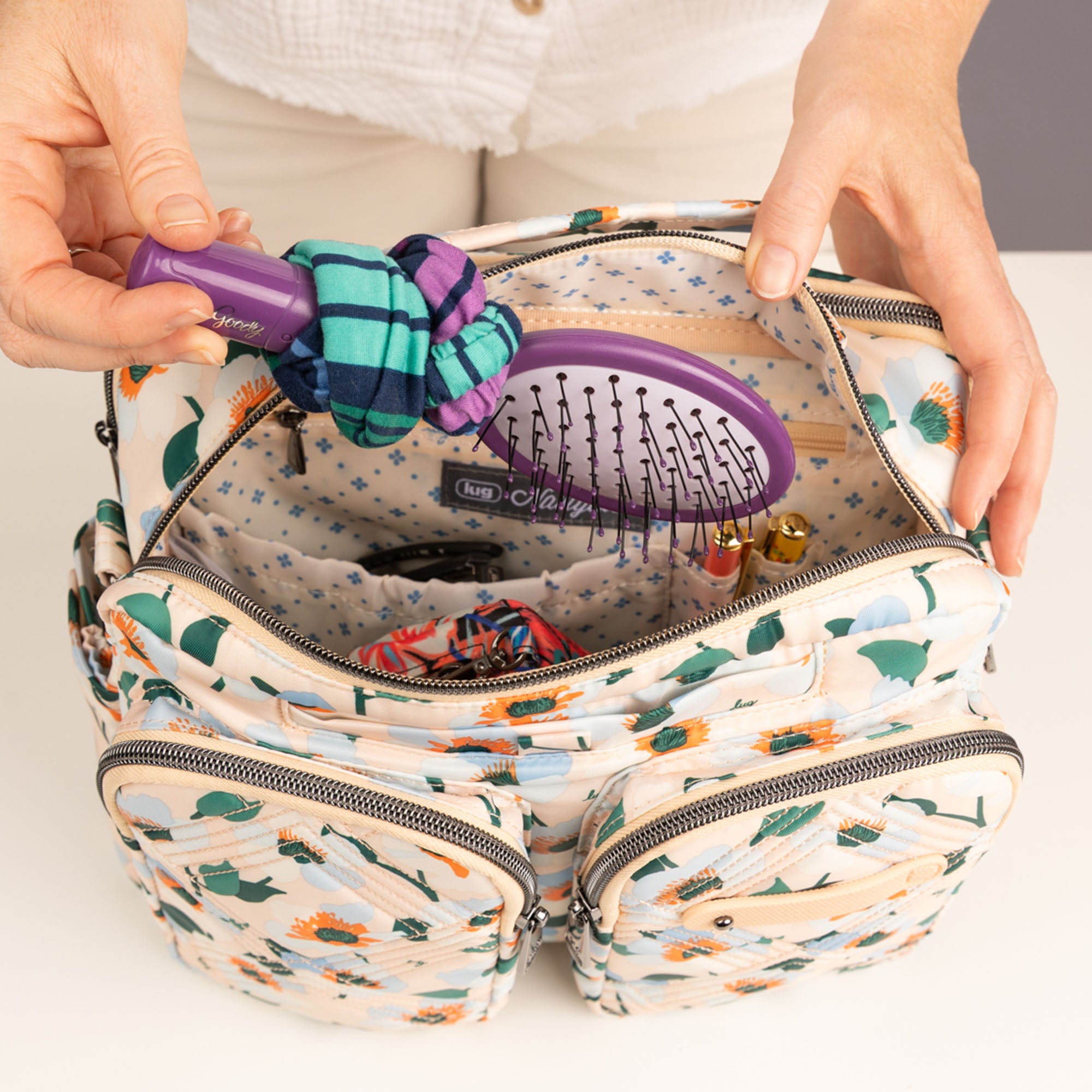 Navigator 2 Crossbody Bag - - 26232_Navigator2_PetuniaMulti_Lifestyle_06