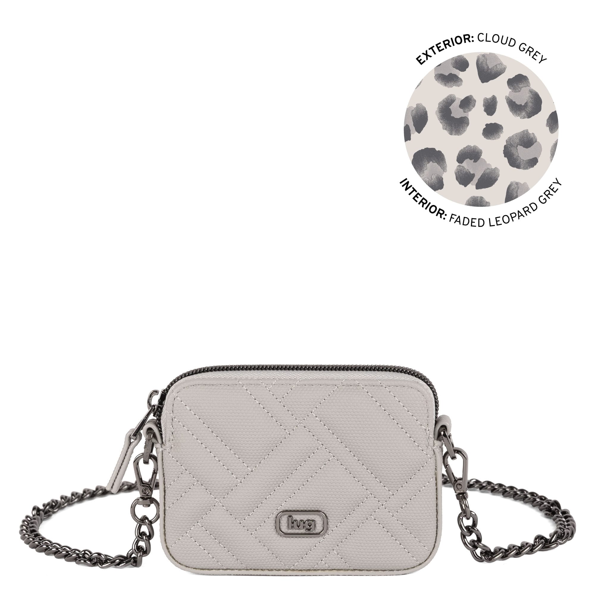 Juke Matte Luxe VL Mini Bag - CLOUD GREY - 26240_JukeML_CloudGrey_Angle_01