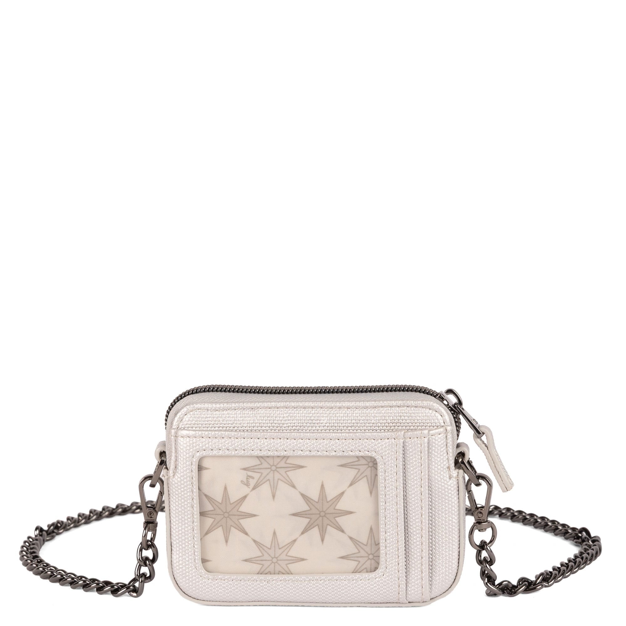 Juke Matte Luxe VL Mini Bag - METALLIC SILVER - 26242_JukeML_MetallicSilver_Angle_02