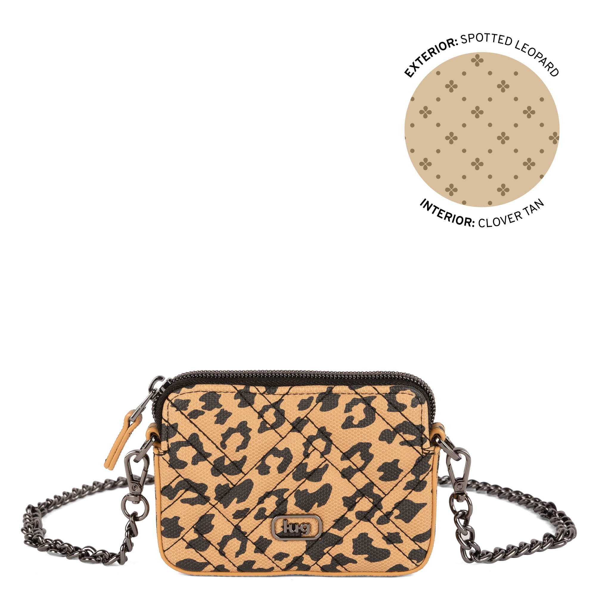 Juke Matte Luxe VL Mini Bag - SPOTTED LEOPARD - 26244_JukeML_SpottedLeopard_Angle_01