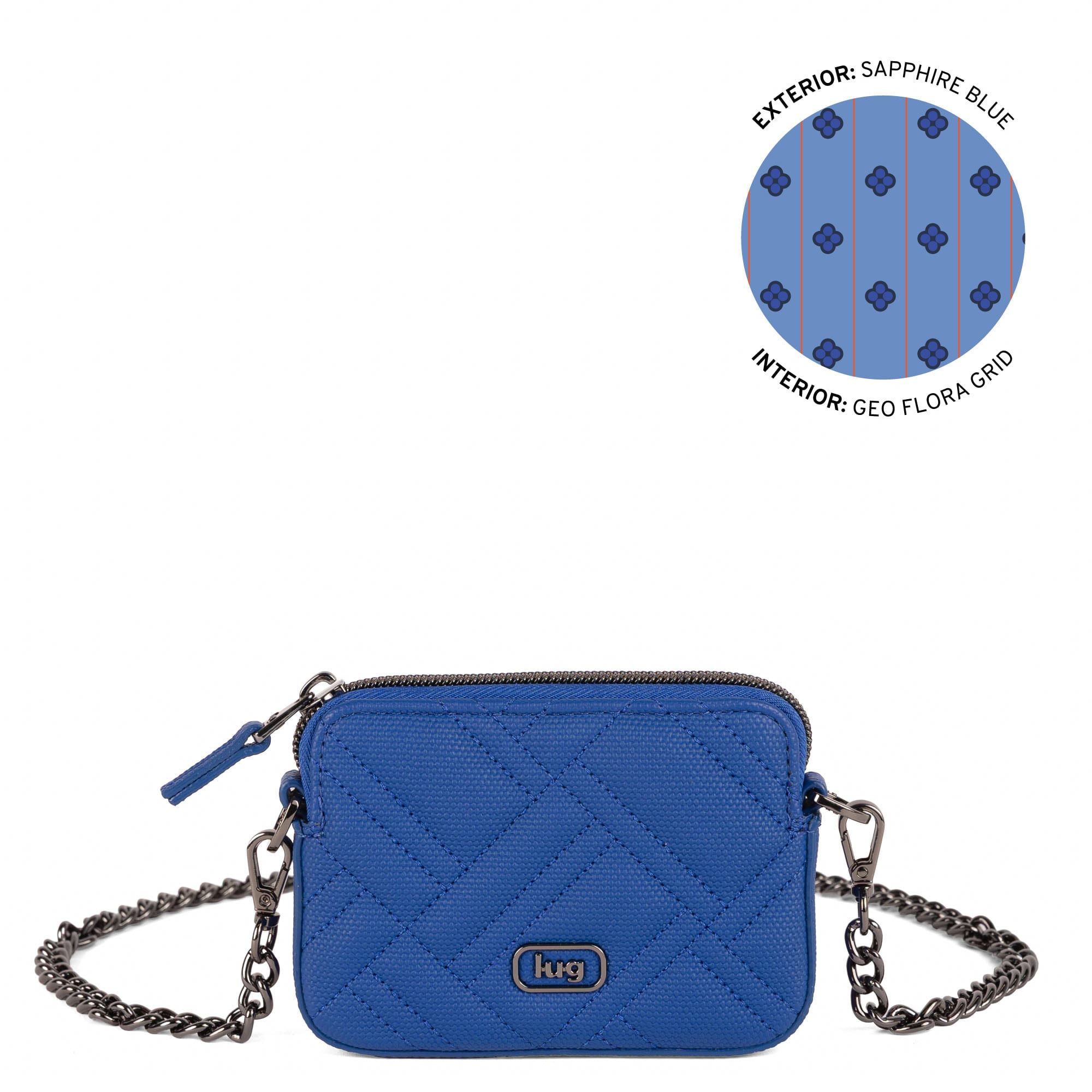 Juke Matte Luxe VL Mini Bag - SAPPHIRE BLUE - 26246_JukeML_SapphireBlue_Angle_01