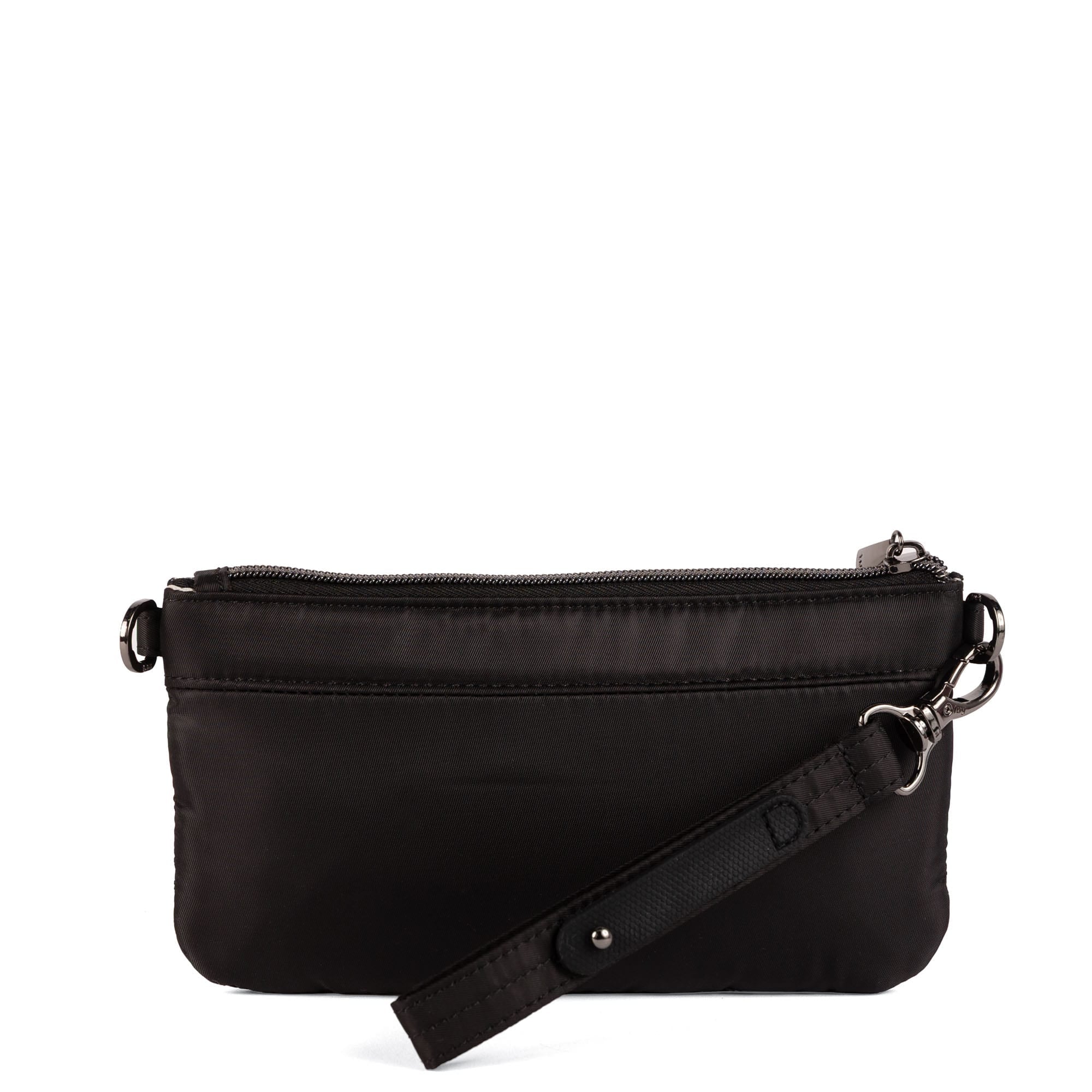 Super Metro XL Wristlet with Charm Bar - BLACK - 26261_SuperMetroXL_Black_Angle_03