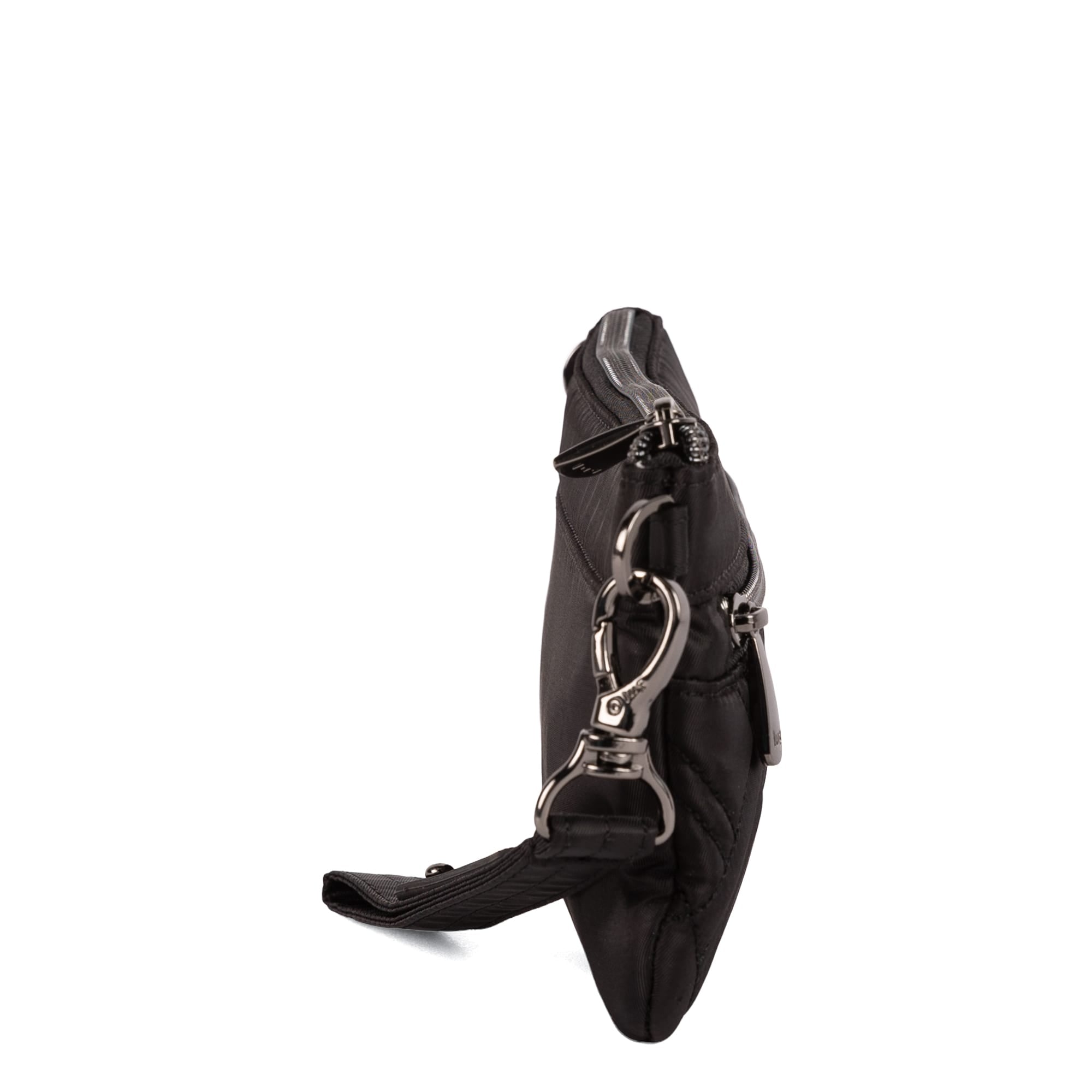Super Metro XL Wristlet with Charm Bar - BLACK - 26261_SuperMetroXL_Black_Angle_04
