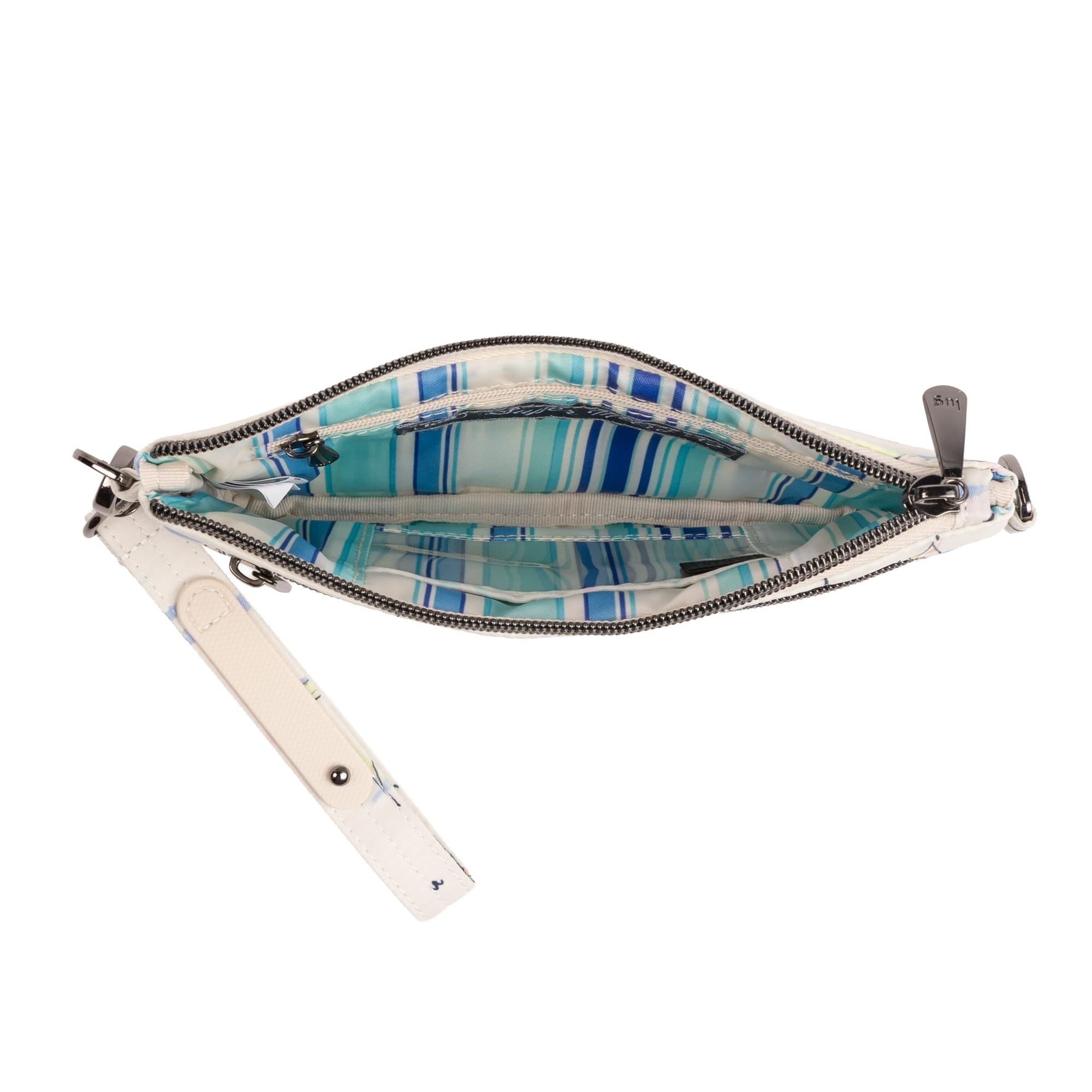 Super Metro XL Wristlet with Charm Bar - SMOOTH SAILING - 26265_SuperMetroXL_SmoothSailing_Angle_05