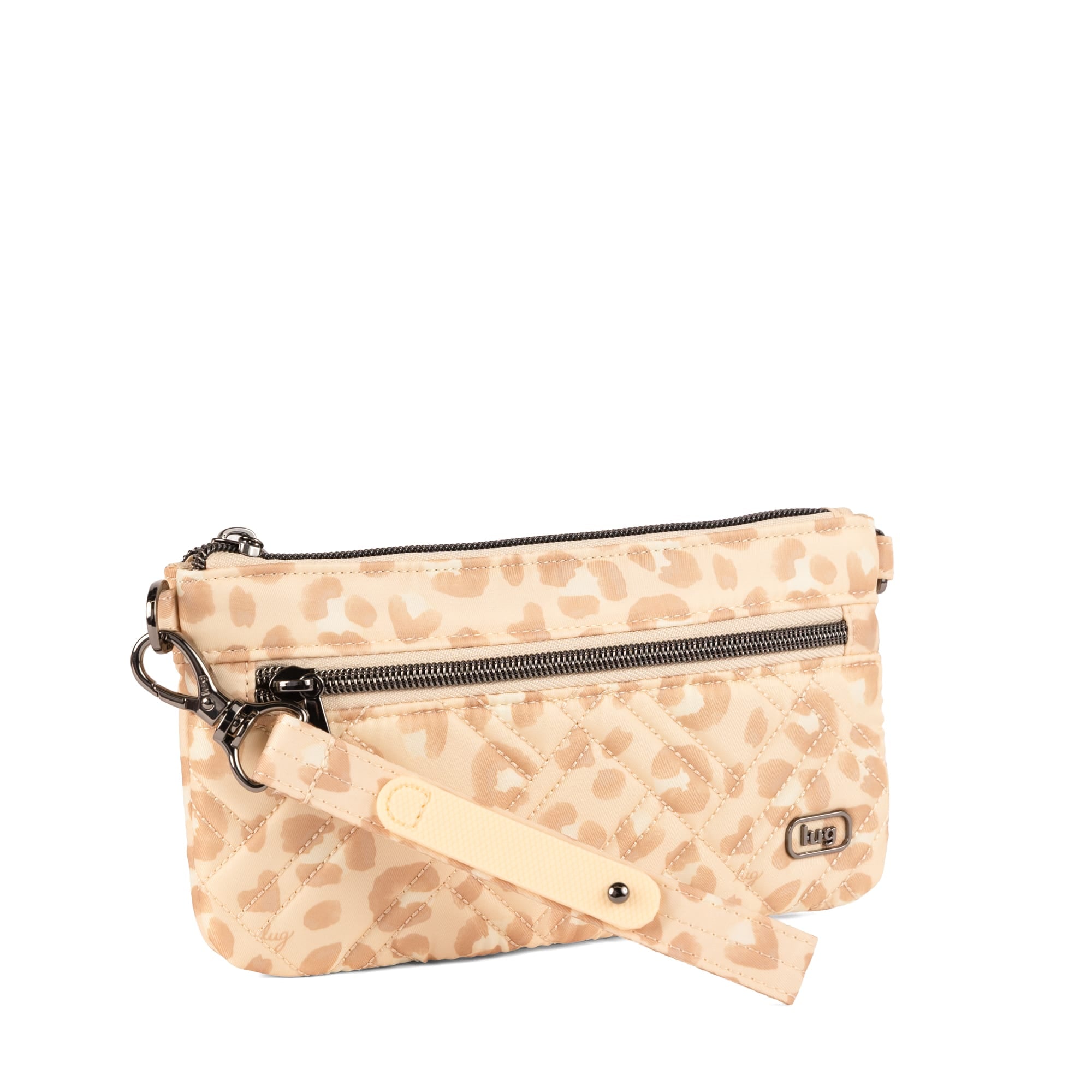 Super Metro XL Wristlet with Charm Bar - FADED LEOPARD SAND - 26266_SuperMetroXL_FadedLeopardSand_Angle_02