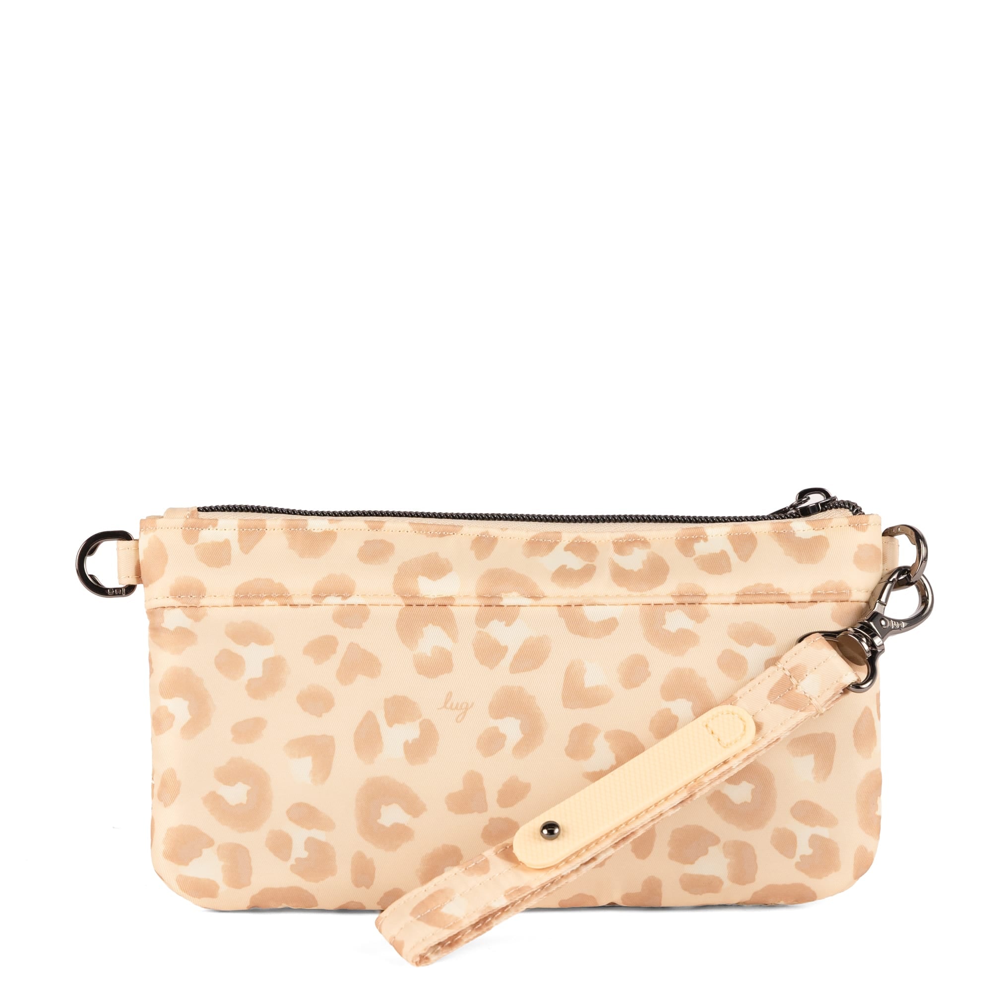 Super Metro XL Wristlet with Charm Bar - FADED LEOPARD SAND - 26266_SuperMetroXL_FadedLeopardSand_Angle_03