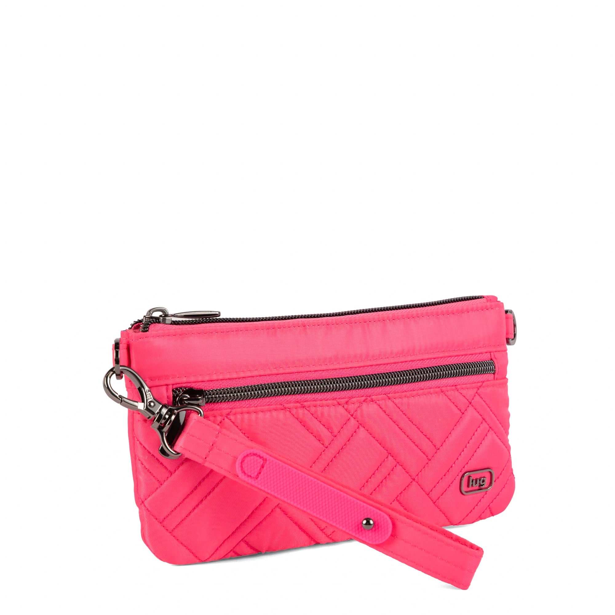 Super Metro XL Wristlet with Charm Bar - MAGENTA - 26270_SuperMetroXL_Magenta_Angle_02