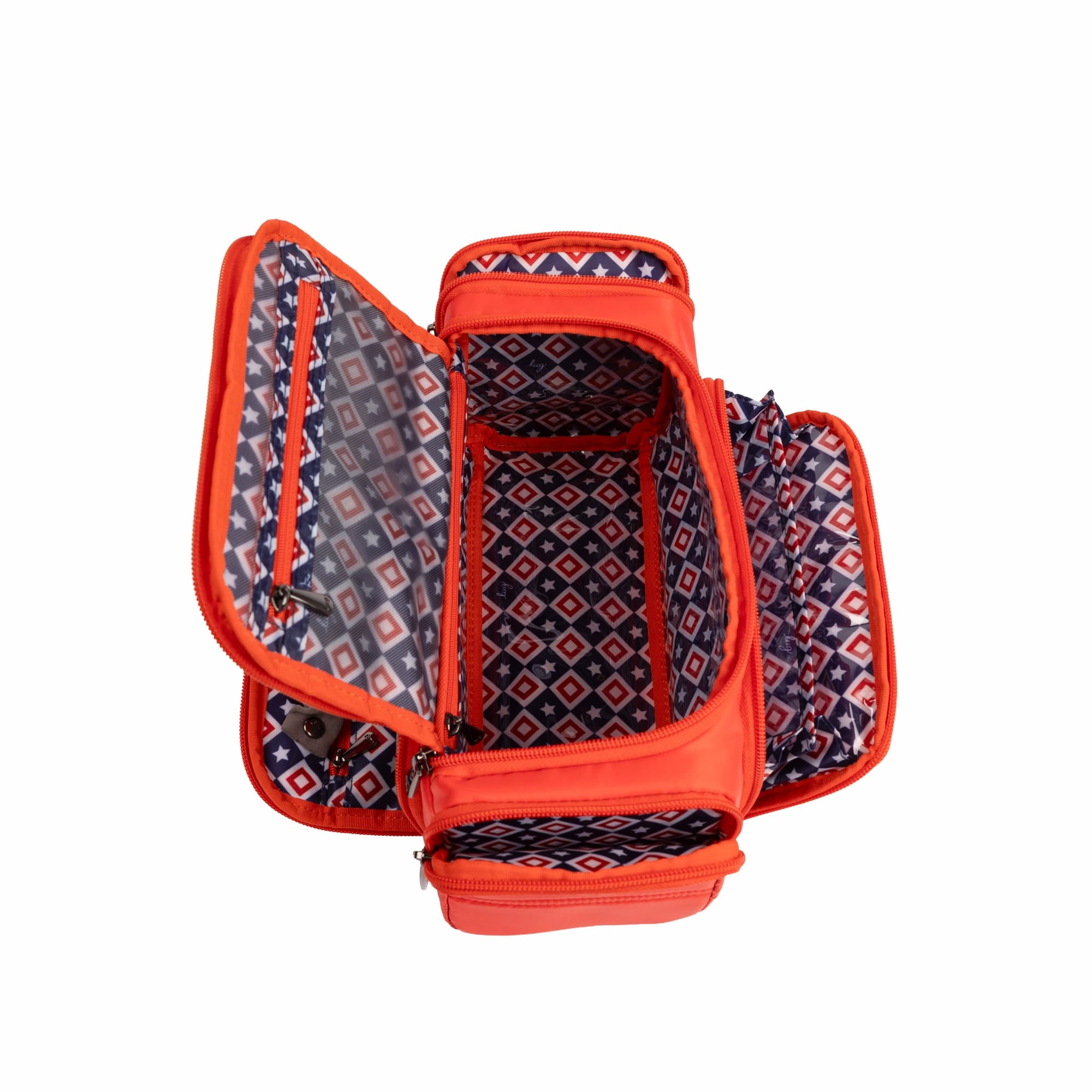 Trolley Medium 2 Cosmetic Case - CAYENNE RED - 26328_TrolleyMedium2_CayenneRed_Angle_06