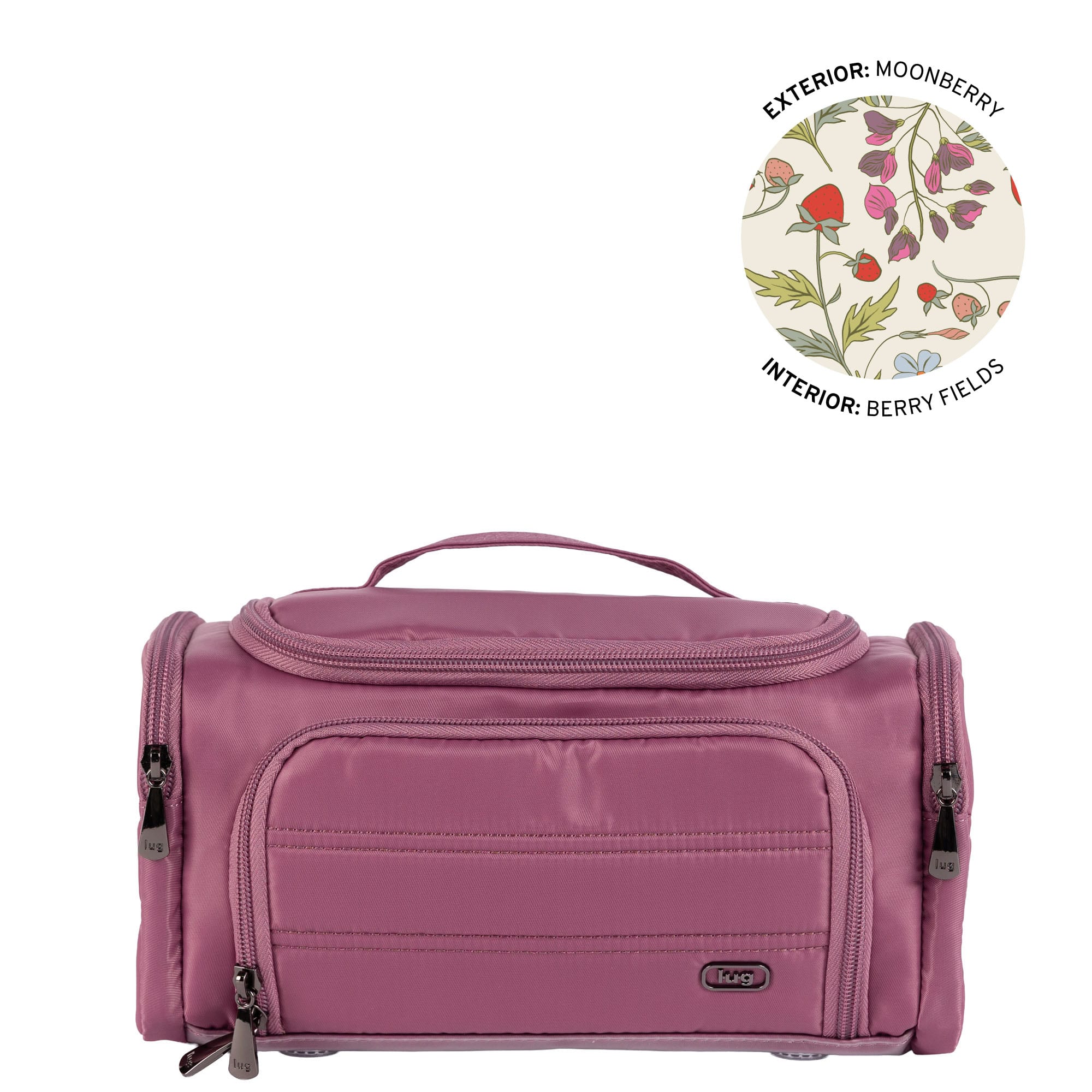 Trolley Medium 2 Cosmetic Case - MOONBERRY - 26329_TrolleyMedium2_MoonBerry_Angle_01
