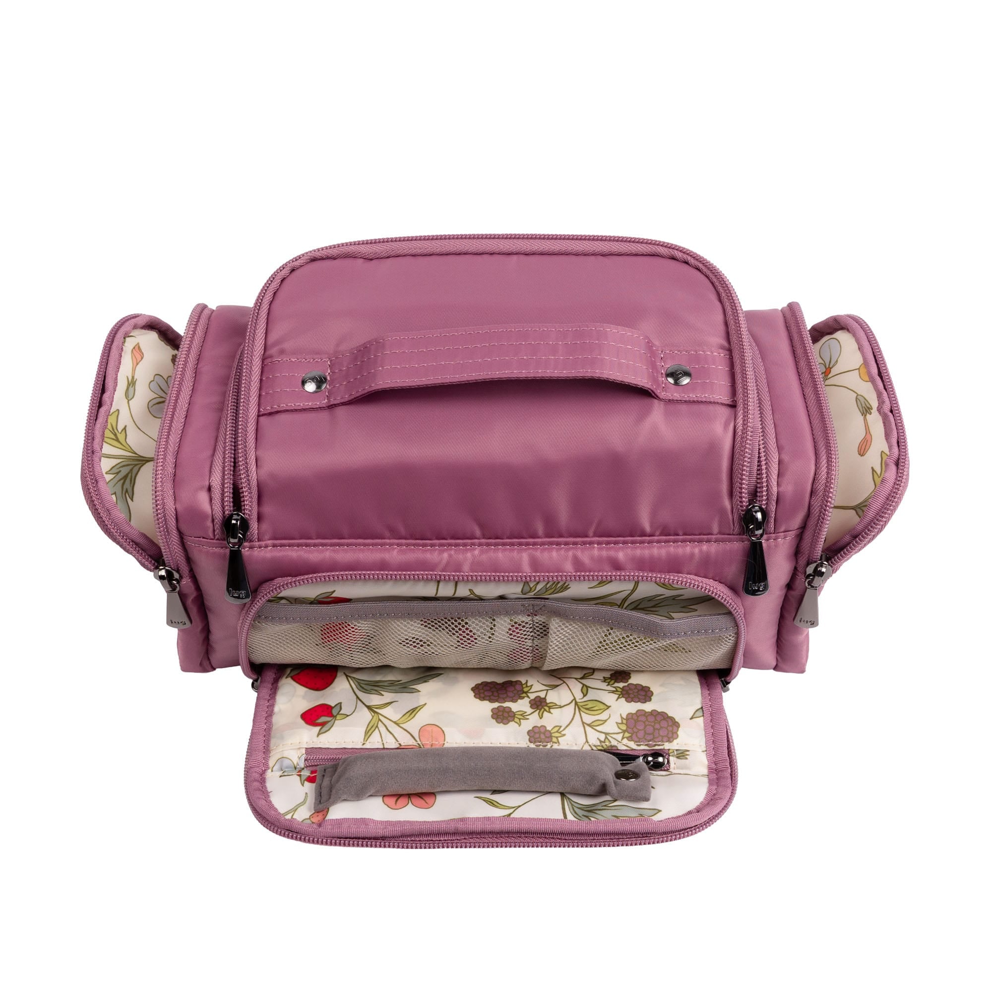 Trolley Medium 2 Cosmetic Case - MOONBERRY - 26329_TrolleyMedium2_MoonBerry_Angle_05