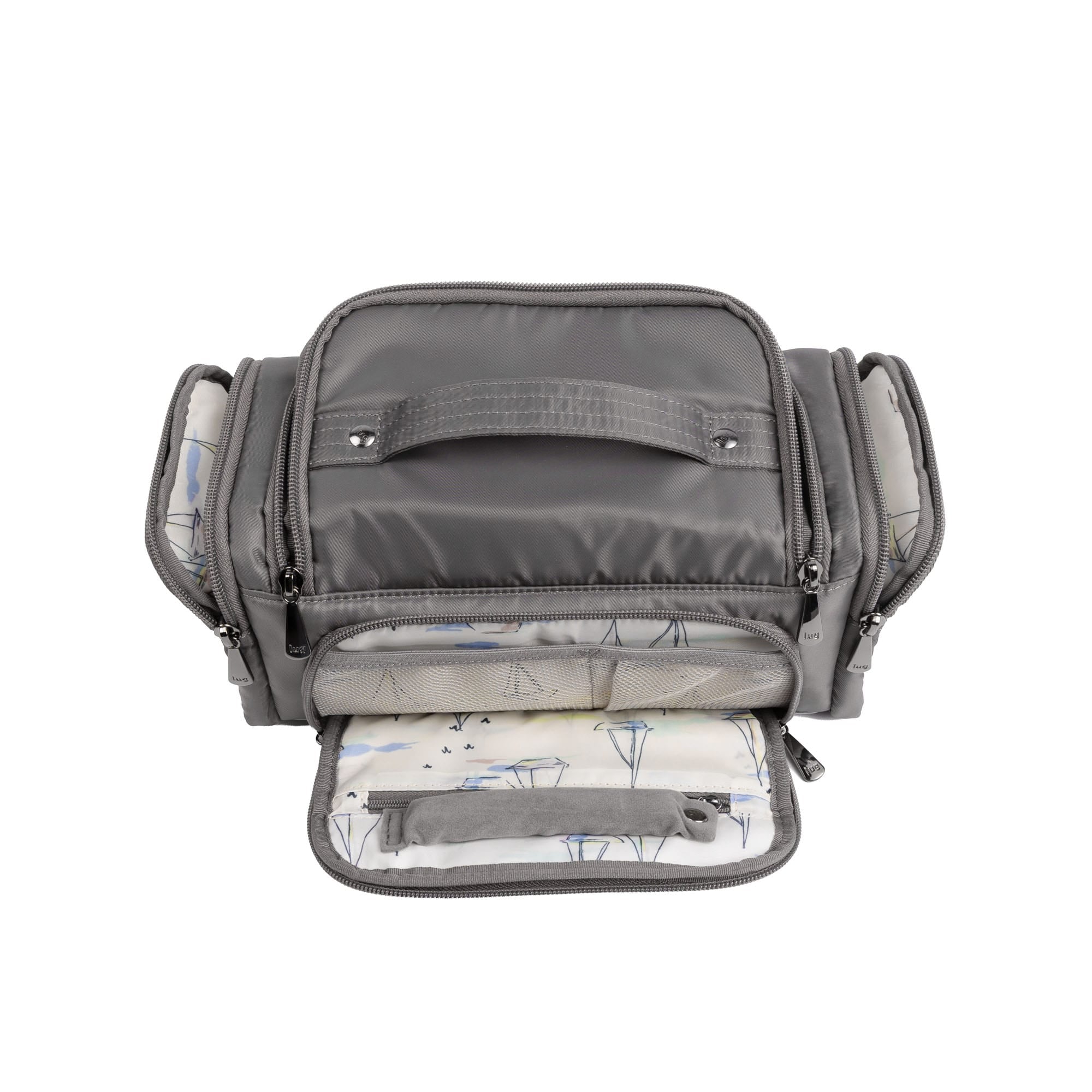 Trolley Medium 2 Cosmetic Case - STORM GREY - 26331_TrolleyMedium2_StormGrey_Angle_05