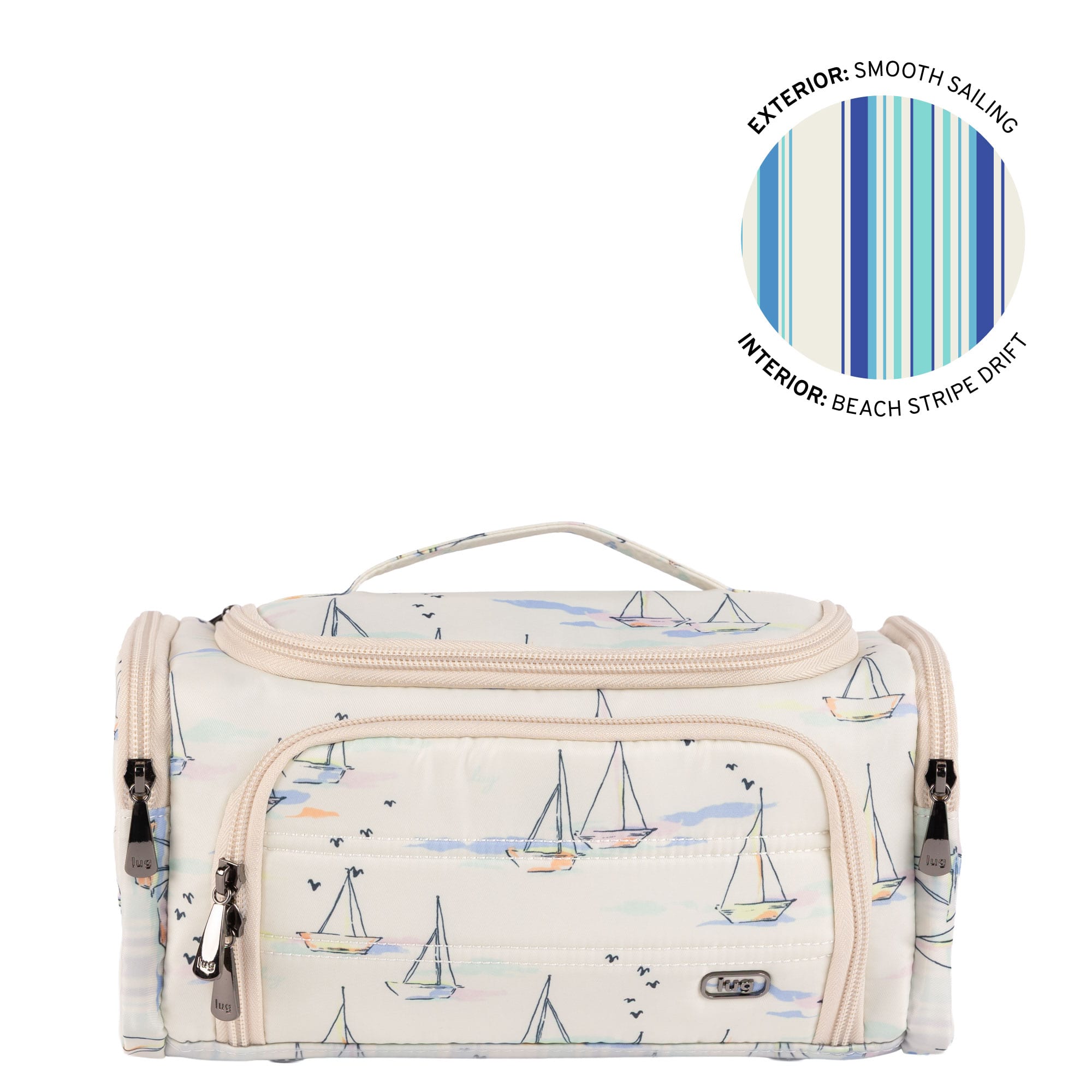 Trolley Medium 2 Cosmetic Case - SMOOTH SAILING - 26332_TrolleyMedium2_SmoothSailing_Angle_01
