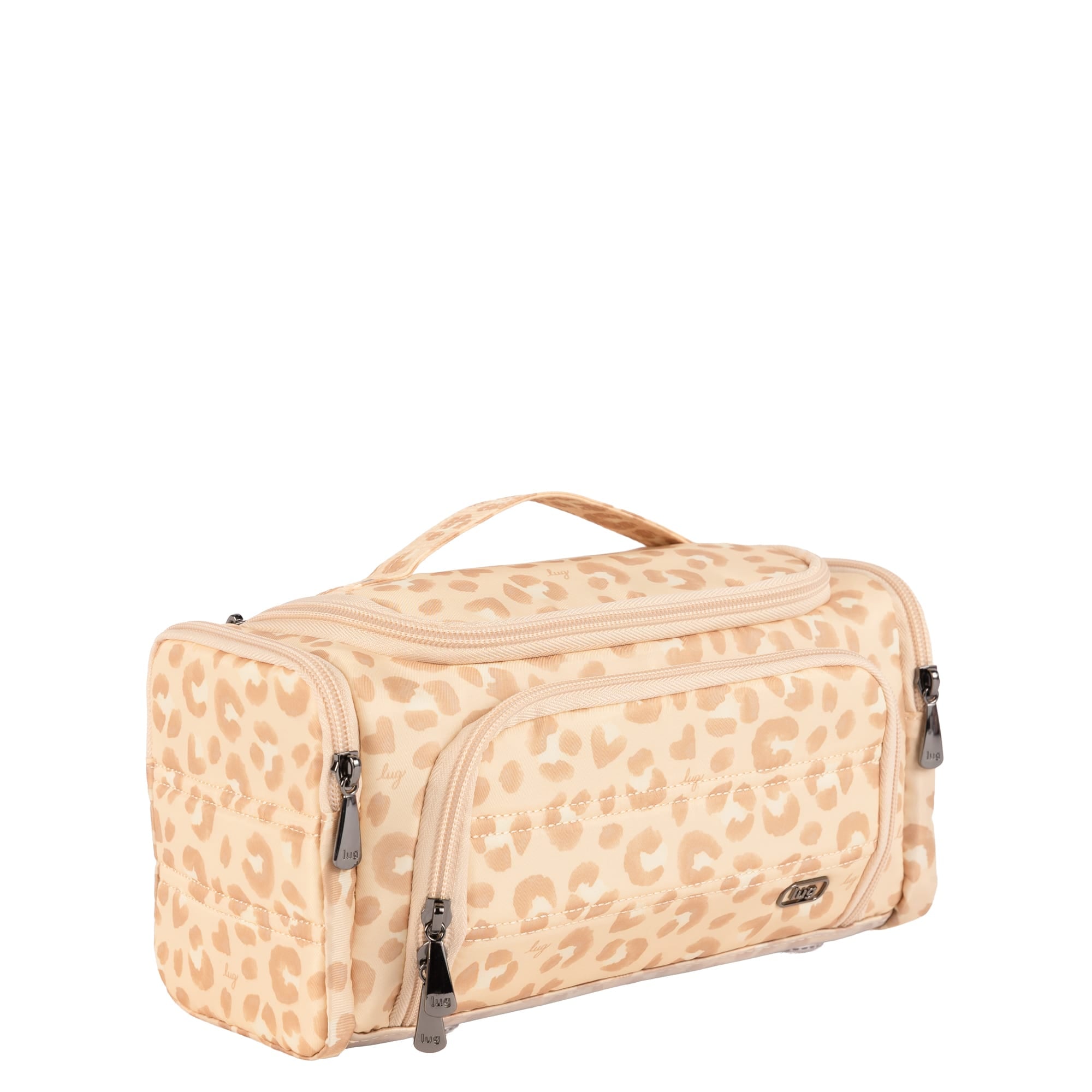 Trolley Medium 2 Cosmetic Case - FADED LEOPARD SAND - 26333_TrolleyMedium2_FadedLeopardSand_Angle_02
