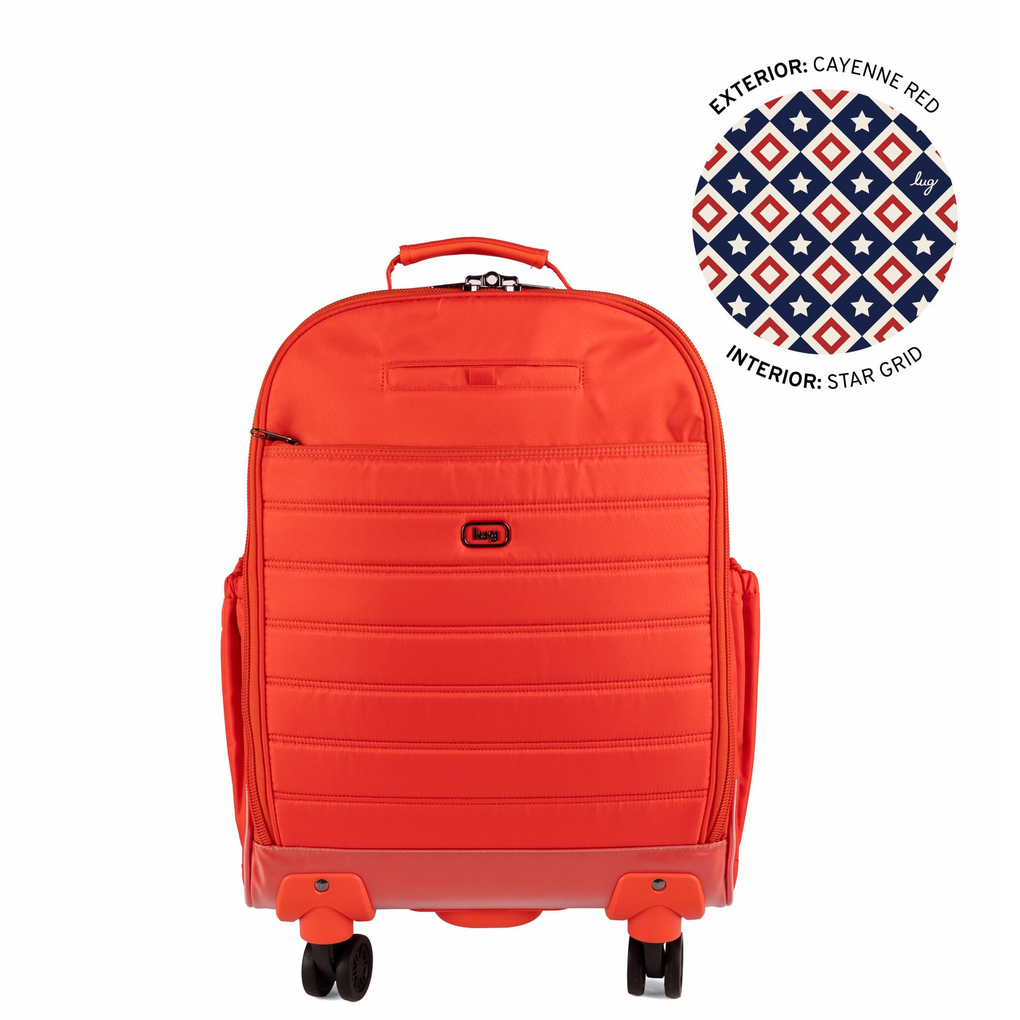 Porter 2 Wheelie Luggage - CAYENNE RED - 26337_Porter2Wheelie_CayenneRed_Angle_01