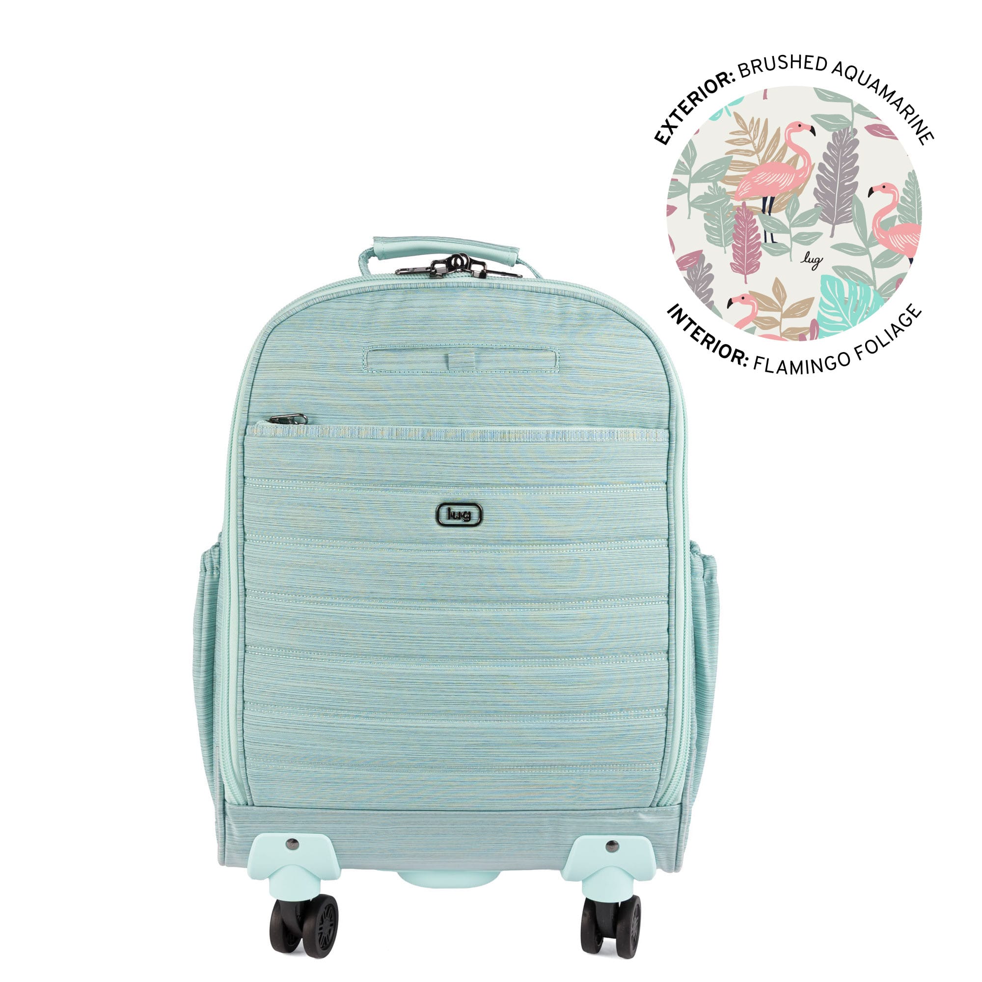 Porter 2 Wheelie Luggage - BRUSHED AQUAMARINE - 26339_Porter2Wheelie_BrushedAquamarine_Angle_01