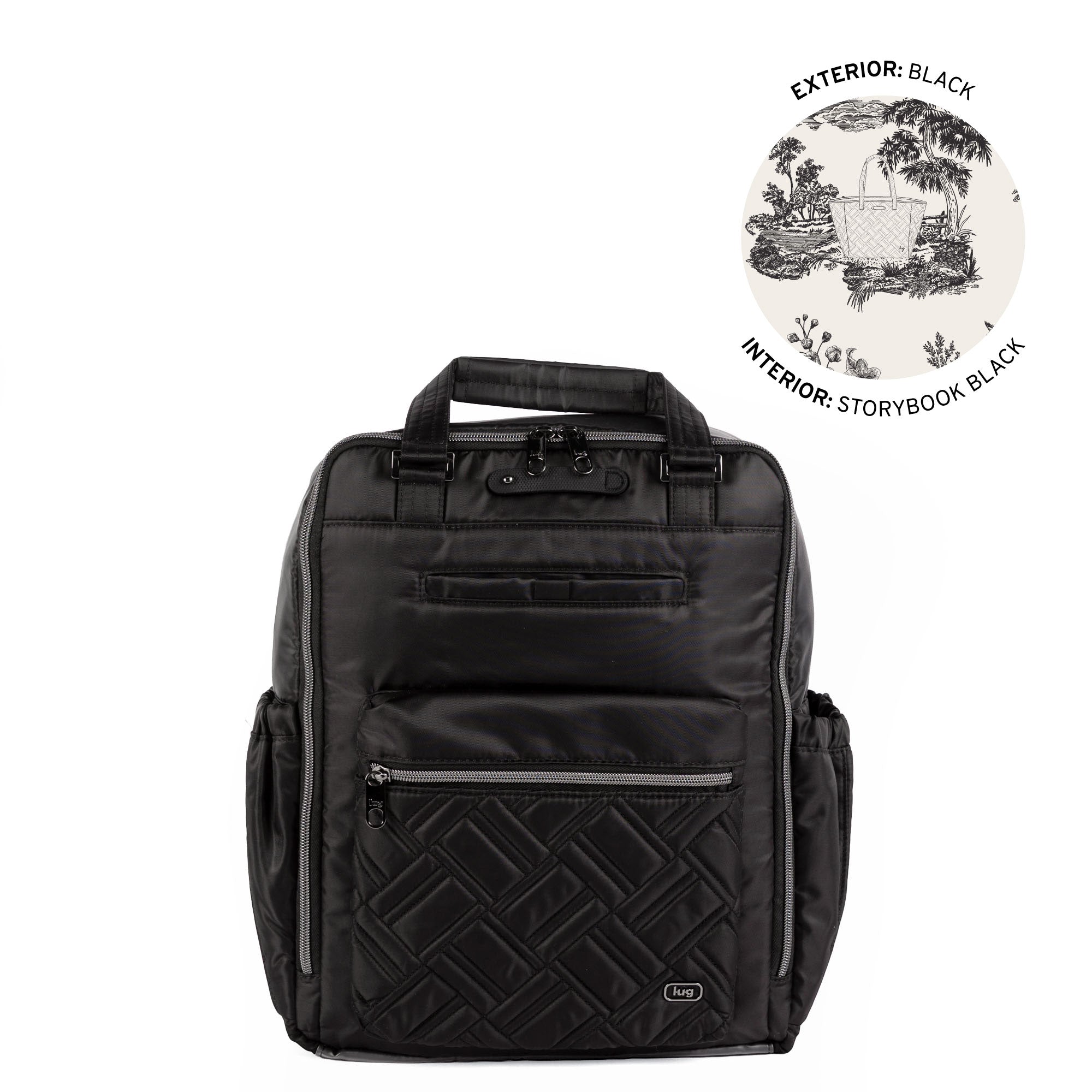 Voyager Backpack - BLACK - 26346_Voyager_Black_Angle_01