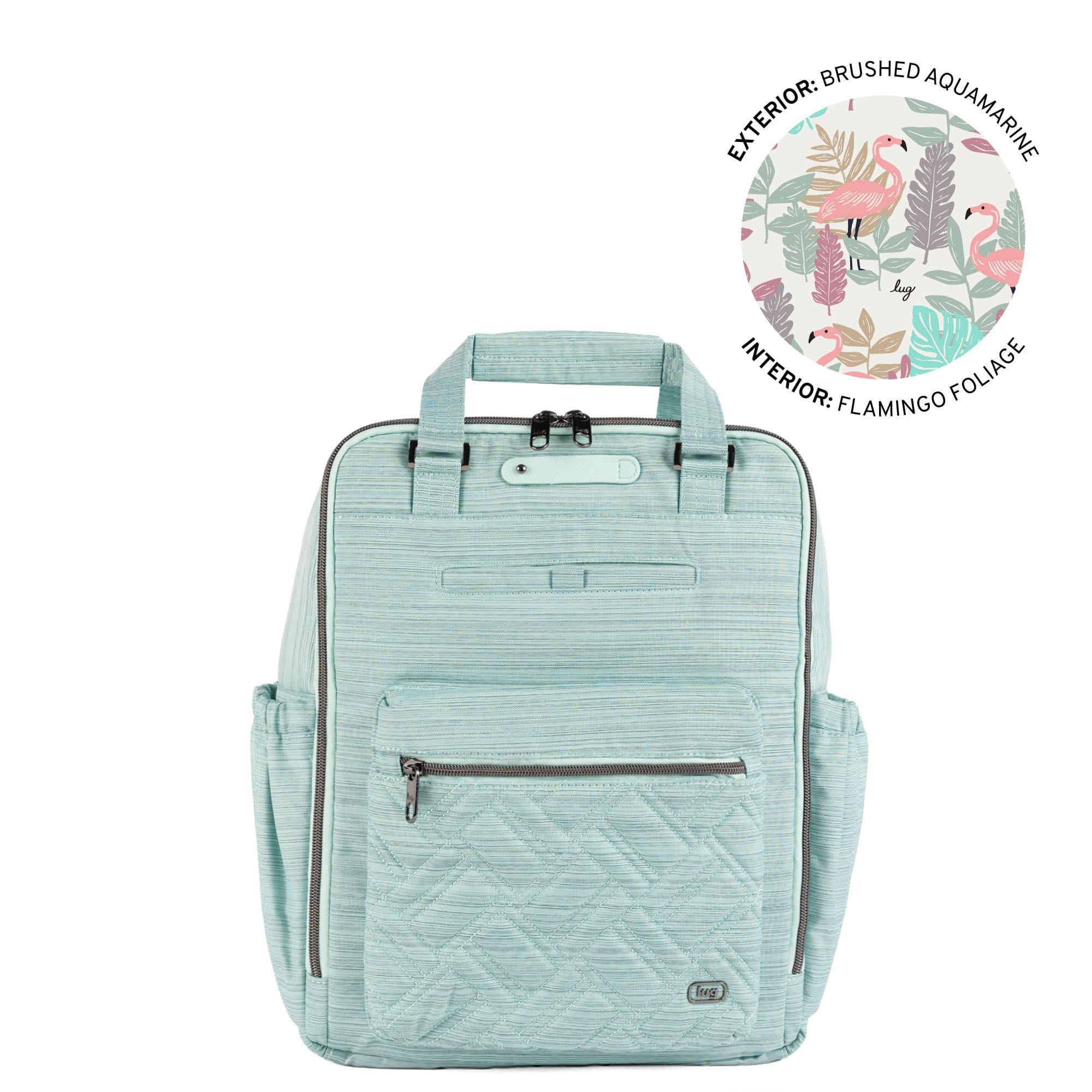 Voyager Backpack - BRUSHED AQUAMARINE - 26349_Voyager_BrushedAquamarine_Angle_01_4142c40a-b709-45b2-8c49-fa1ab3419ff2