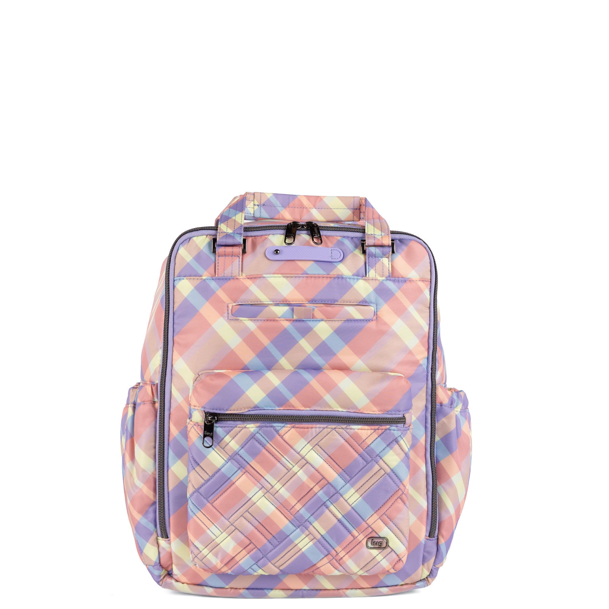 Voyager Backpack - - 26353_Voyager_SummerPlaid_Angle_01_7362ceaa-e393-4e08-a439-721902d8b29e