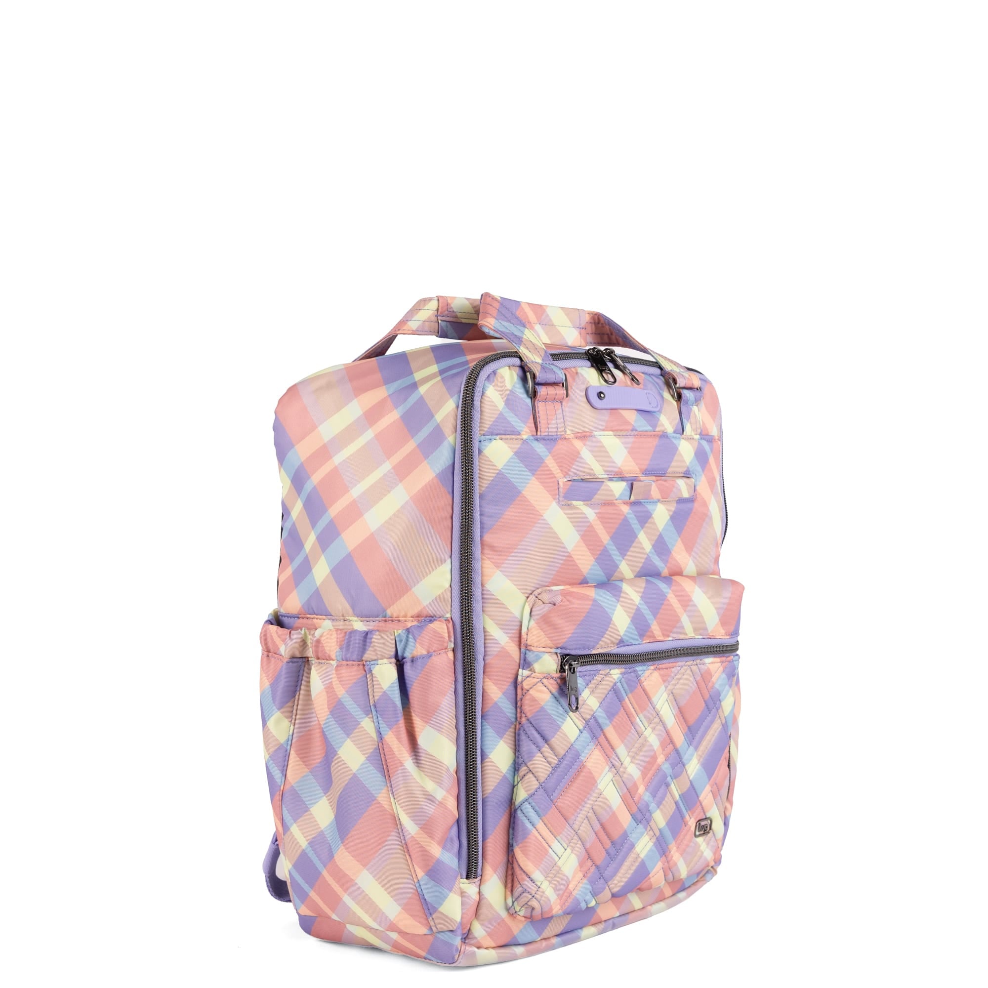 Voyager Backpack - SUMMER PLAID - 26353_Voyager_SummerPlaid_Angle_02