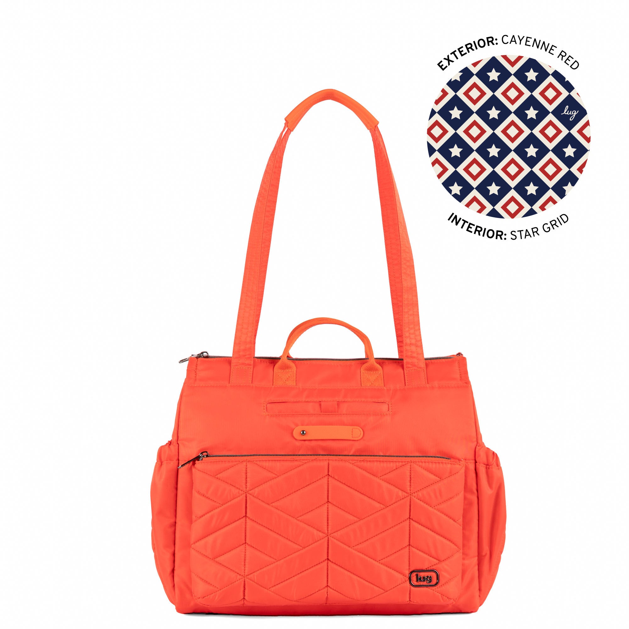 Soprano 2 Tote Bag - CAYENNE RED - 26358_Soprano2_CayenneRed_Angle_01