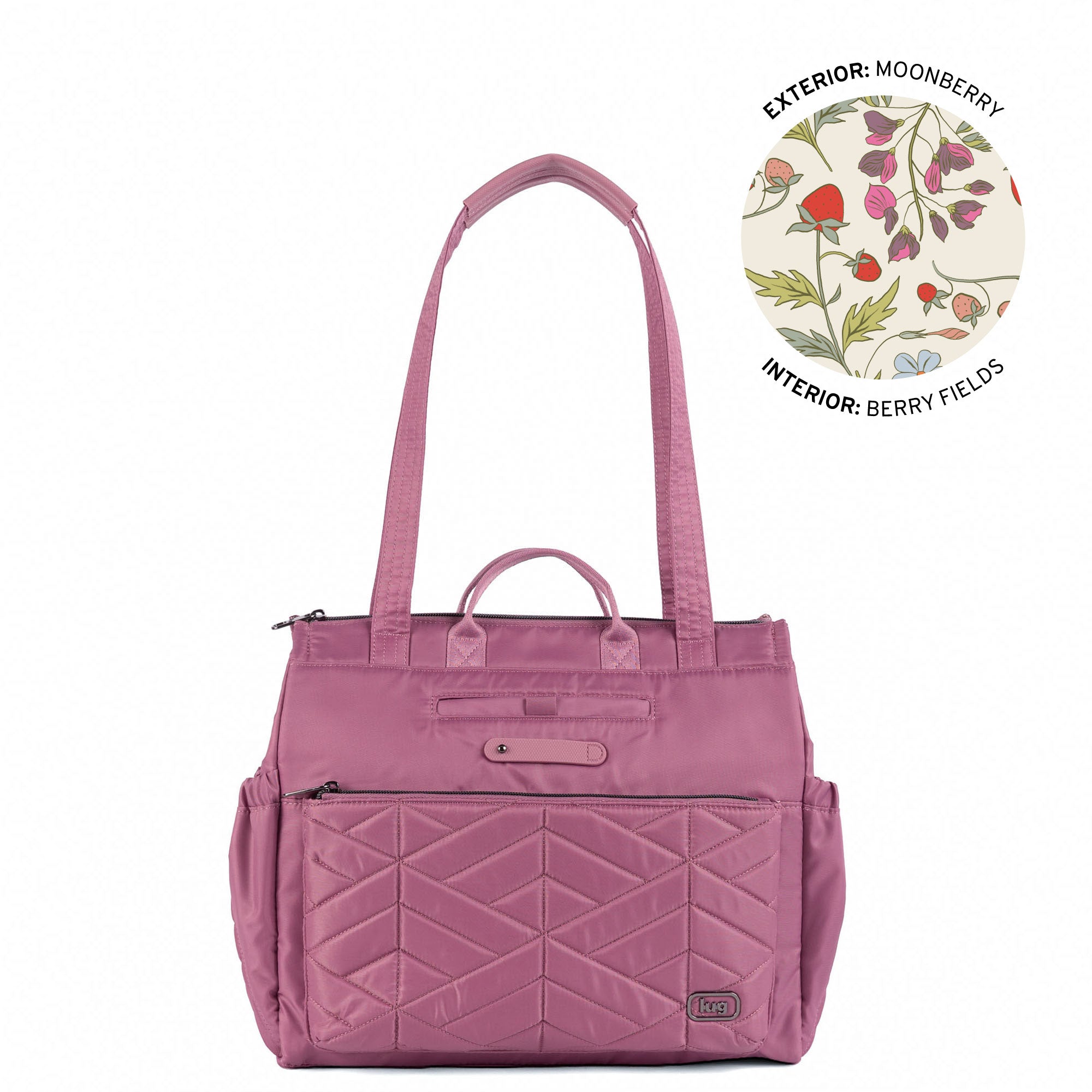 Soprano 2 Tote Bag - MOONBERRY - 26360_Soprano2_MoonBerry_Angle_01