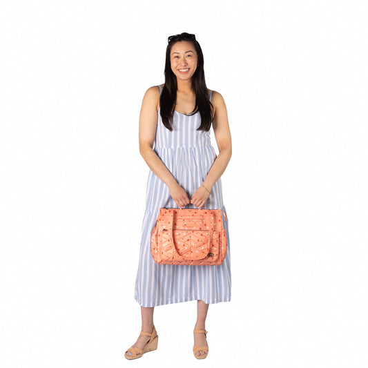 Soprano 2 Tote Bag - - 26362_Soprano2_DitsyStrawberryPink_BagProportion_03