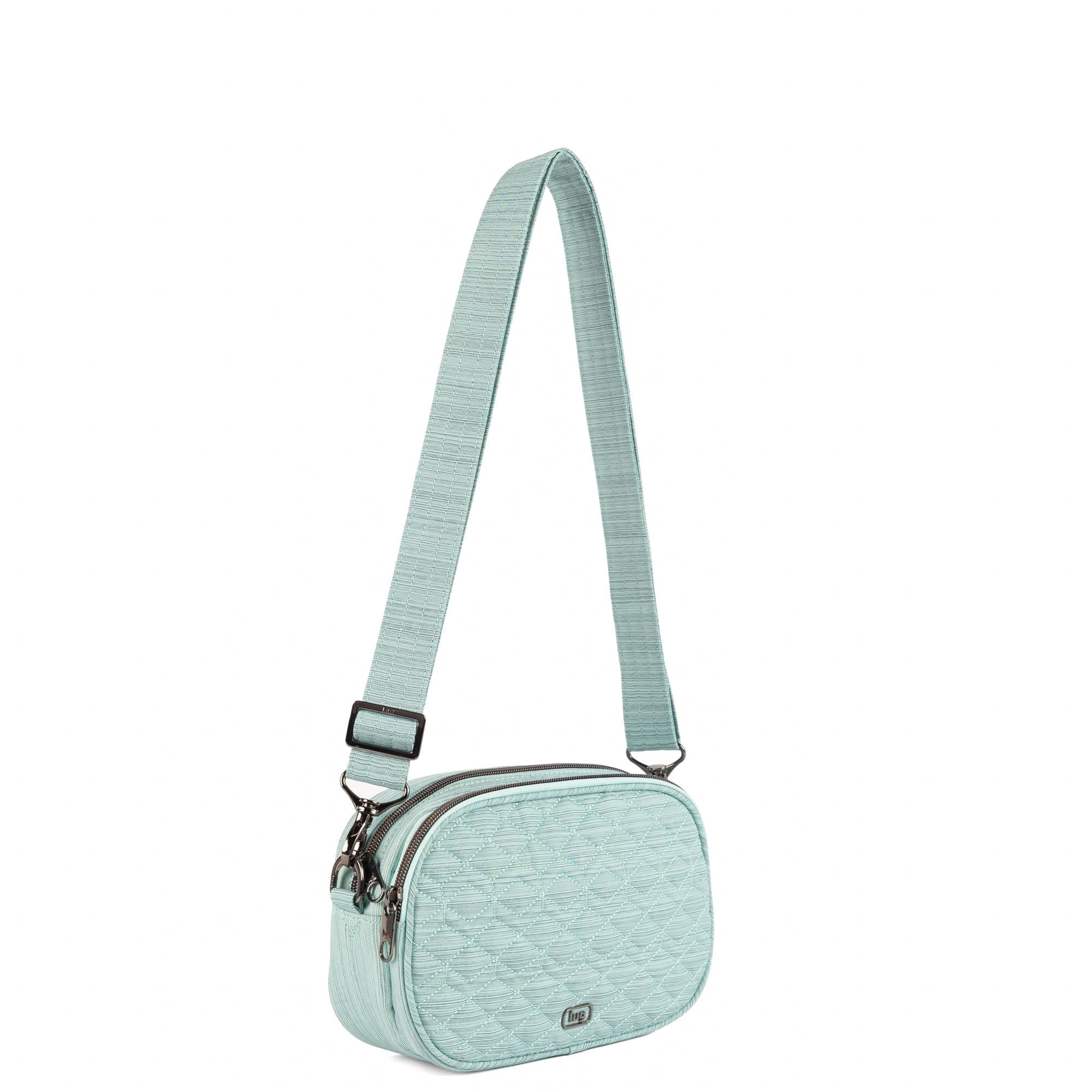 Comet Crossbody Bag - BRUSHED AQUAMARINE - 26367_Comet_BrushedAquamarine_Angle_02