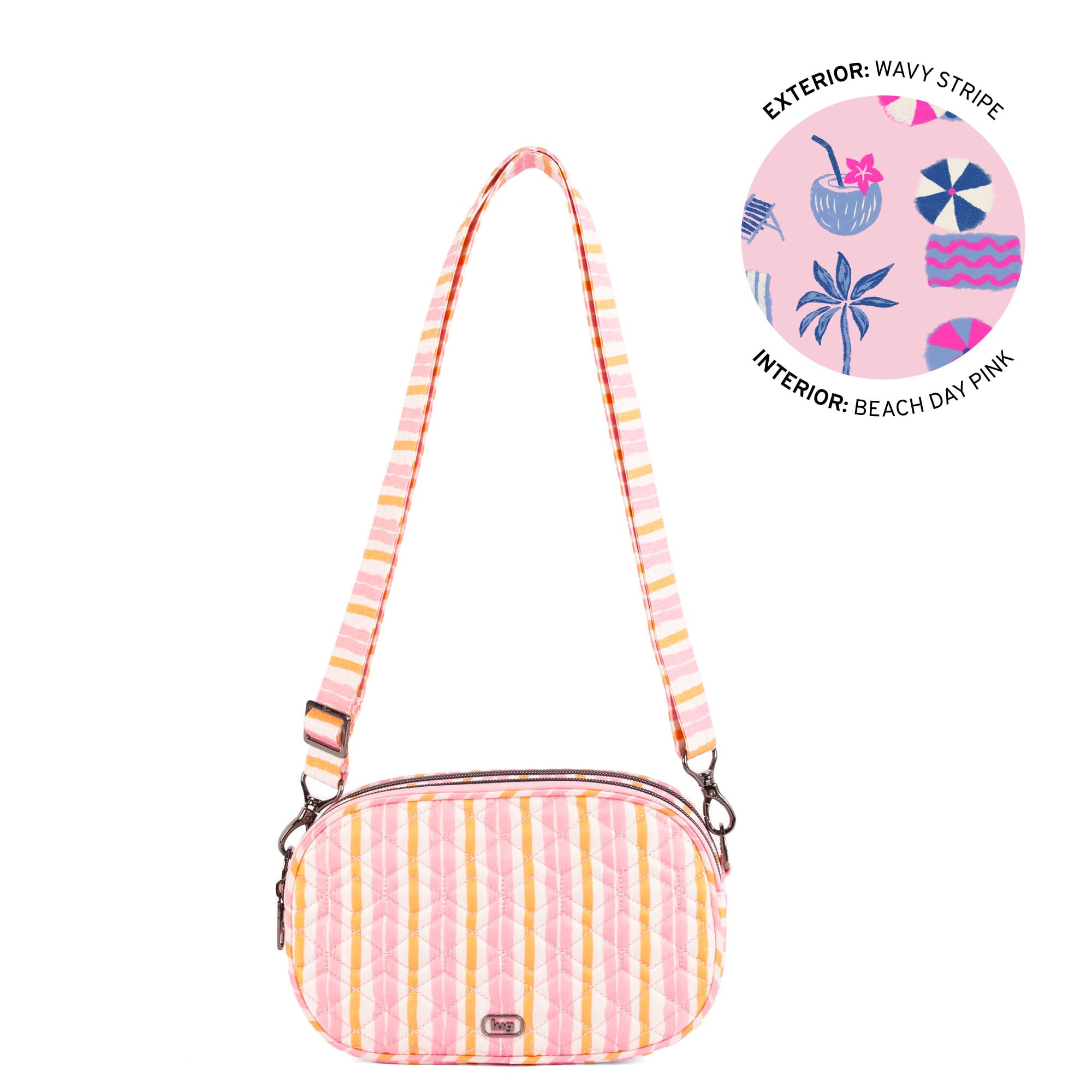 Comet Crossbody Bag - WAVY STRIPE - 26369_Comet_WavyStripe_Angle_01