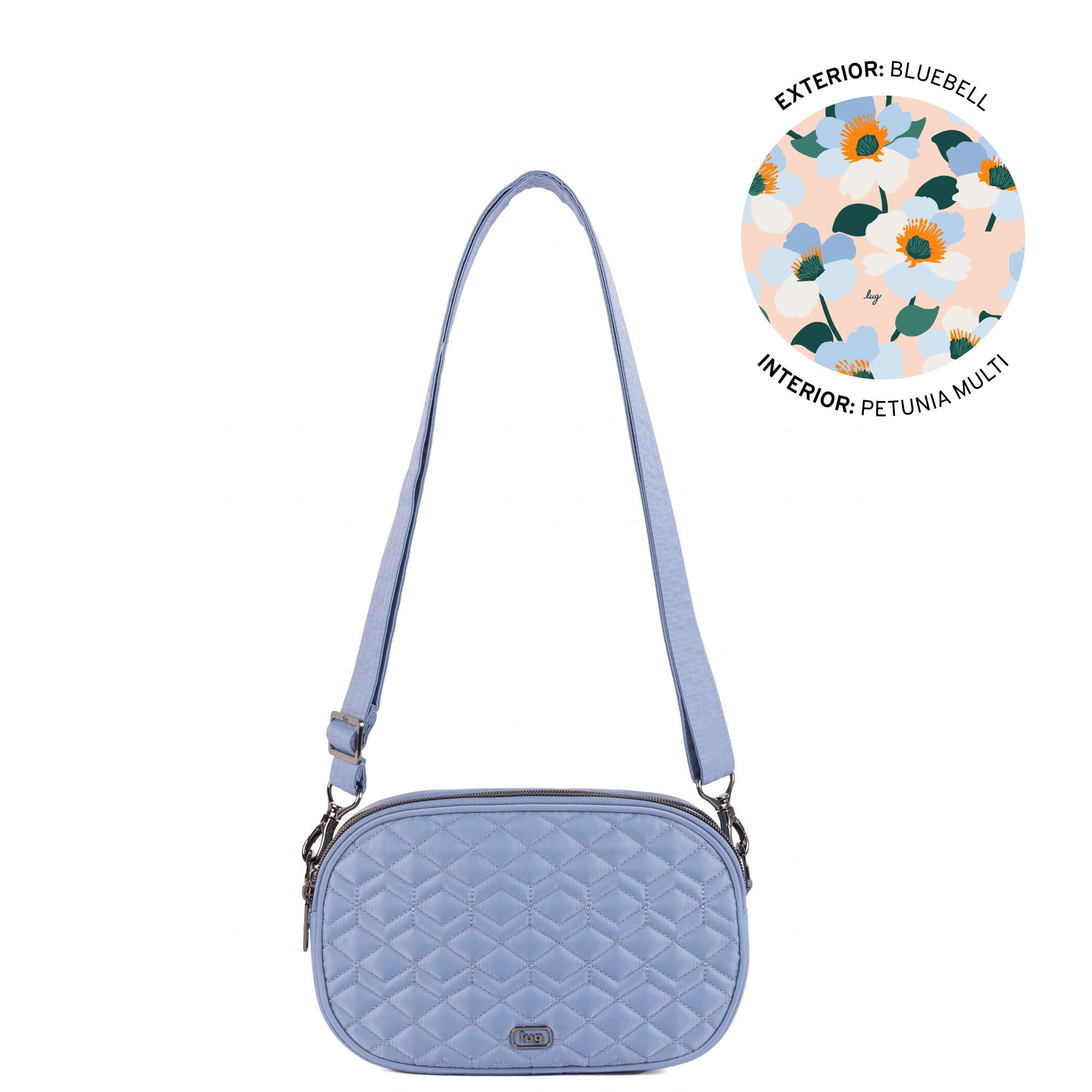 Comet Crossbody Bag - BLUEBELL - 26371_Comet_Bluebell_Angle_01