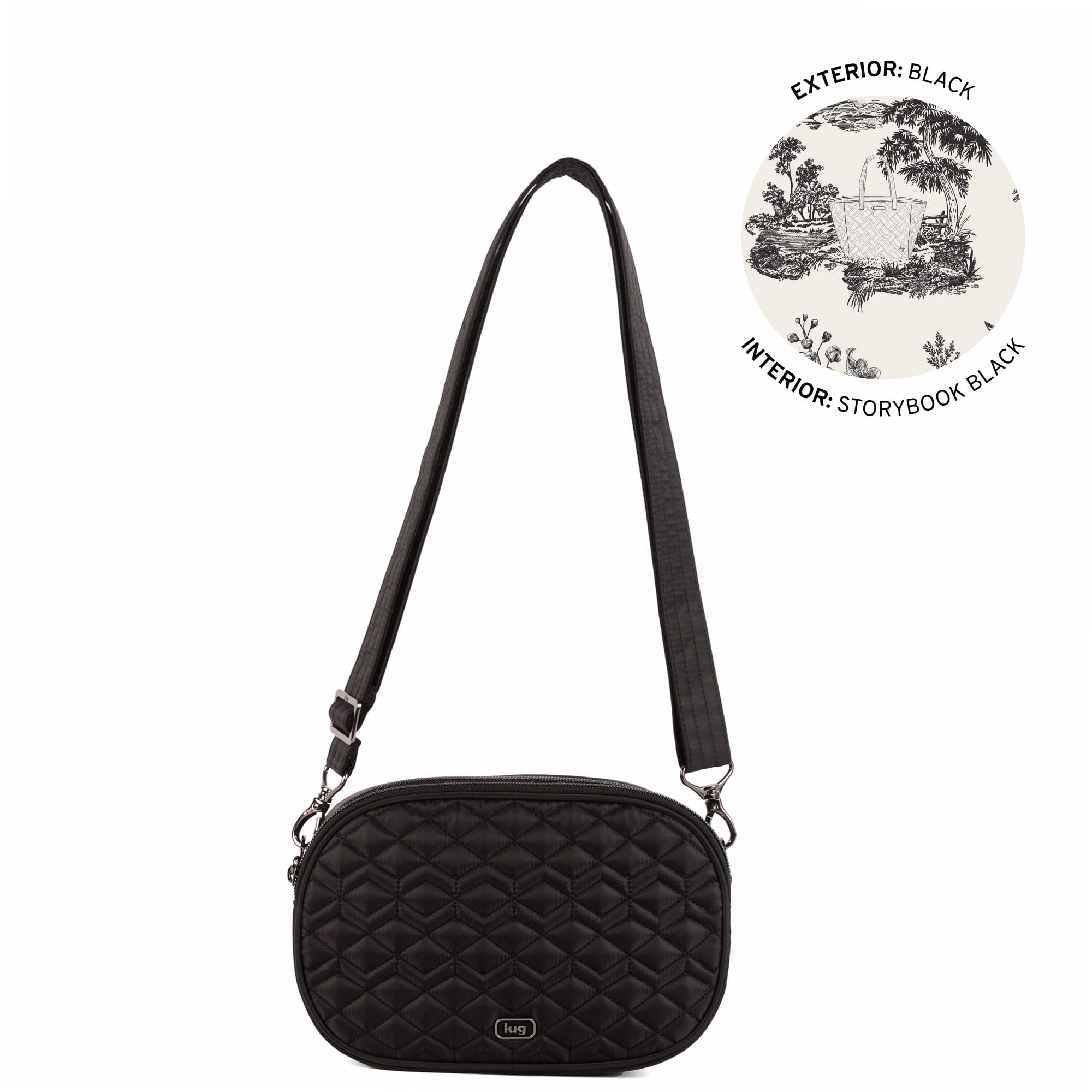 Comet Crossbody Bag - BLACK - 26372_Comet_Black_Angle_01