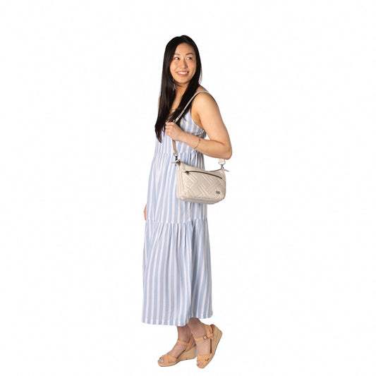 Double Dash Crossbody Bag - - 26379_DoubleDash_Pebble_BagProportion_01