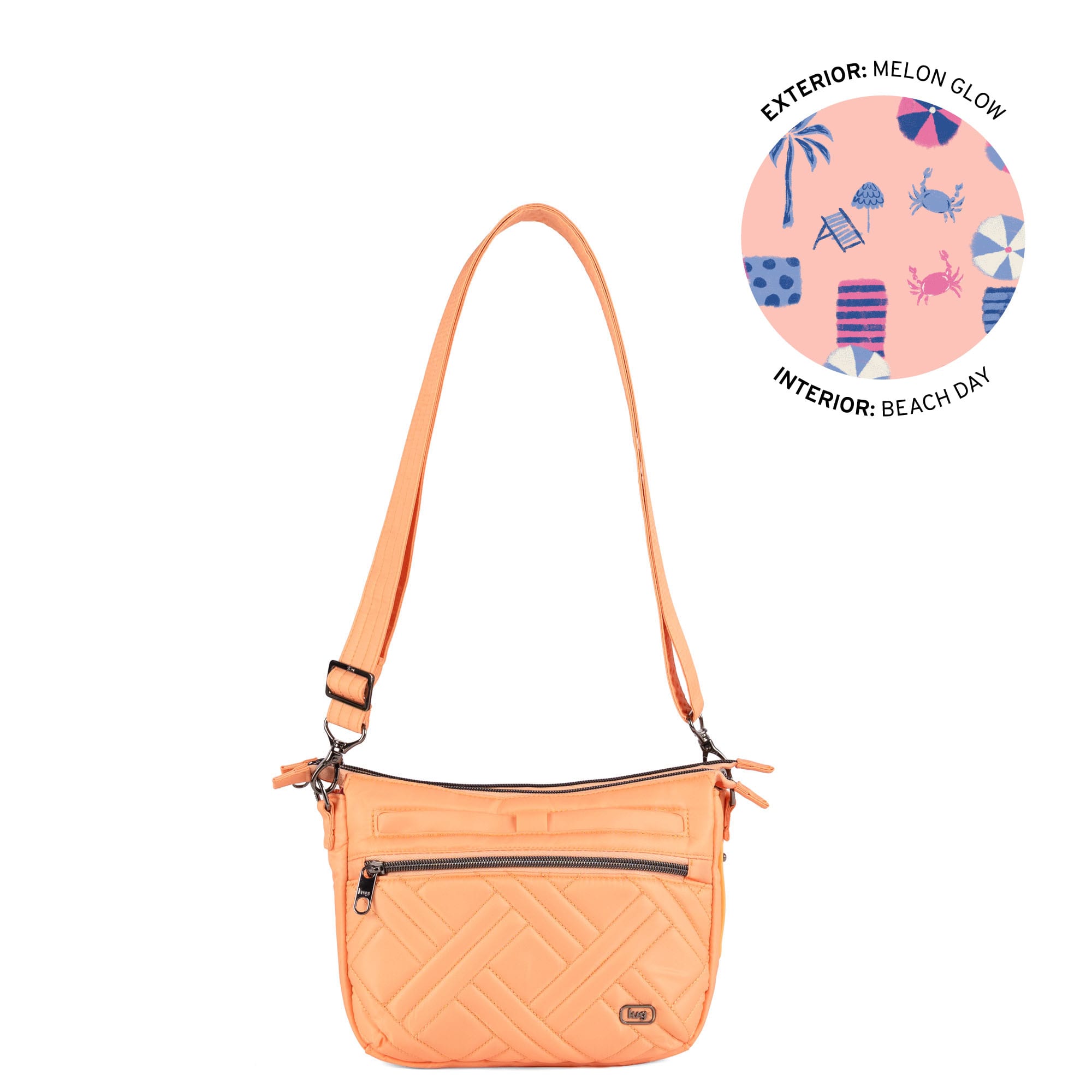 Double Dash Crossbody Bag - MELON GLOW - 26380_DoubleDash_MelonGlow_Angle_01