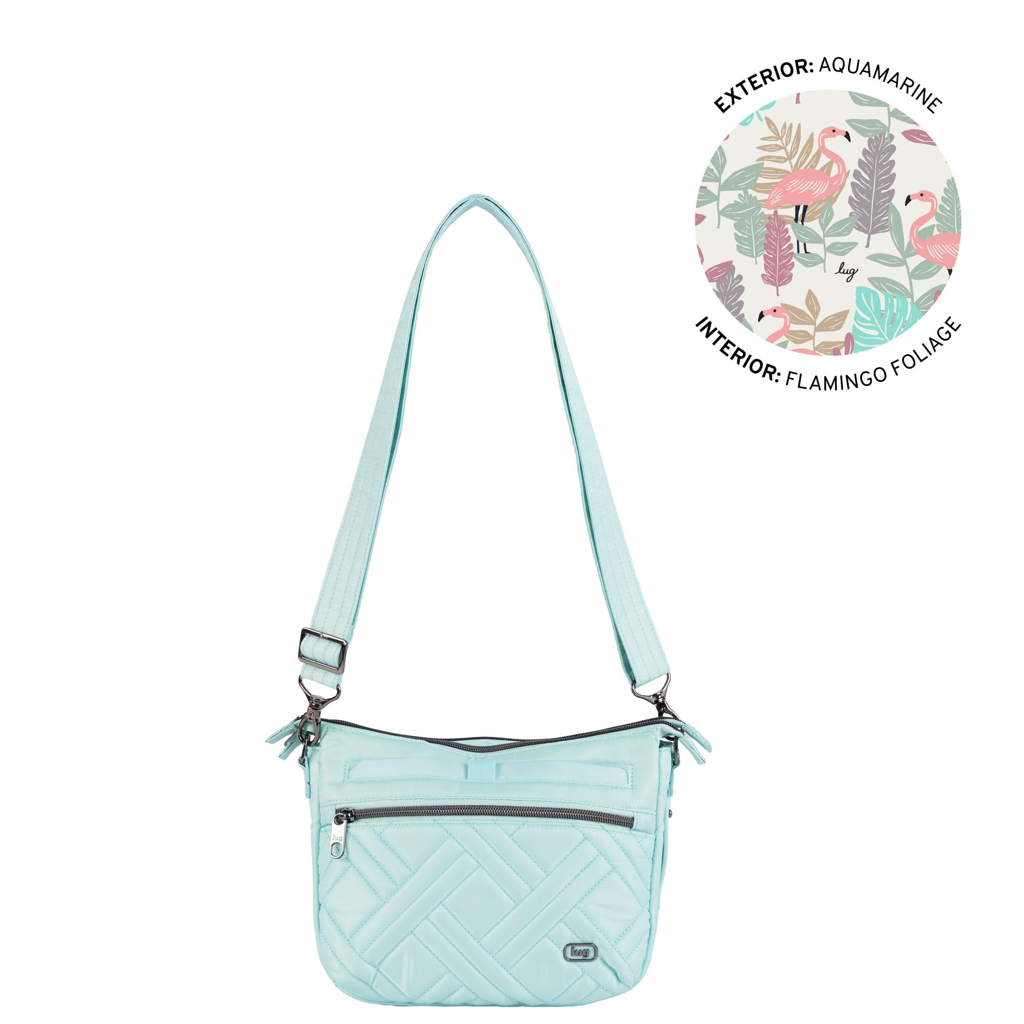 Double Dash Crossbody Bag - AQUAMARINE - 26384_DoubleDash_Aquamarine_Angle_01