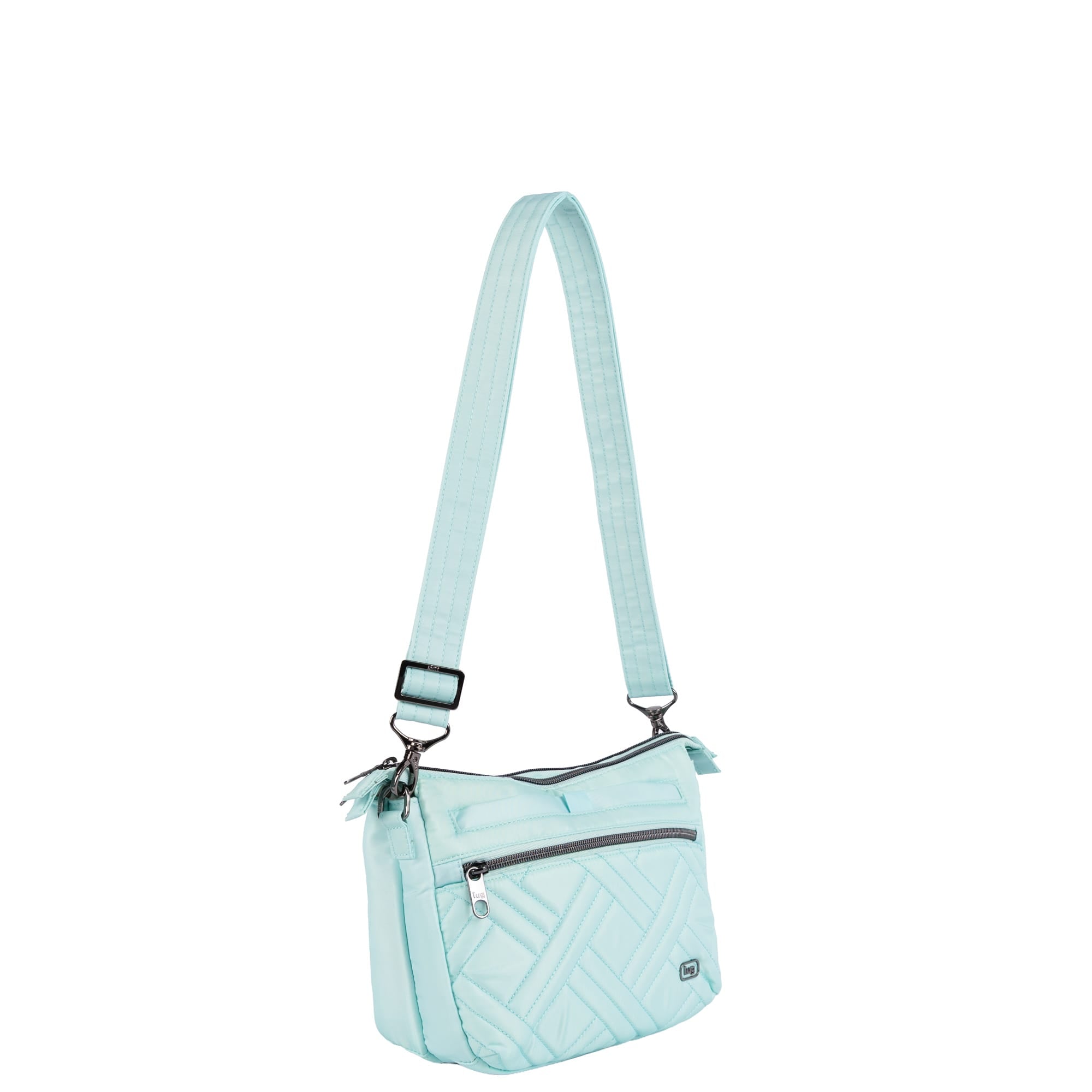 Double Dash Crossbody Bag - AQUAMARINE - 26384_DoubleDash_Aquamarine_Angle_02