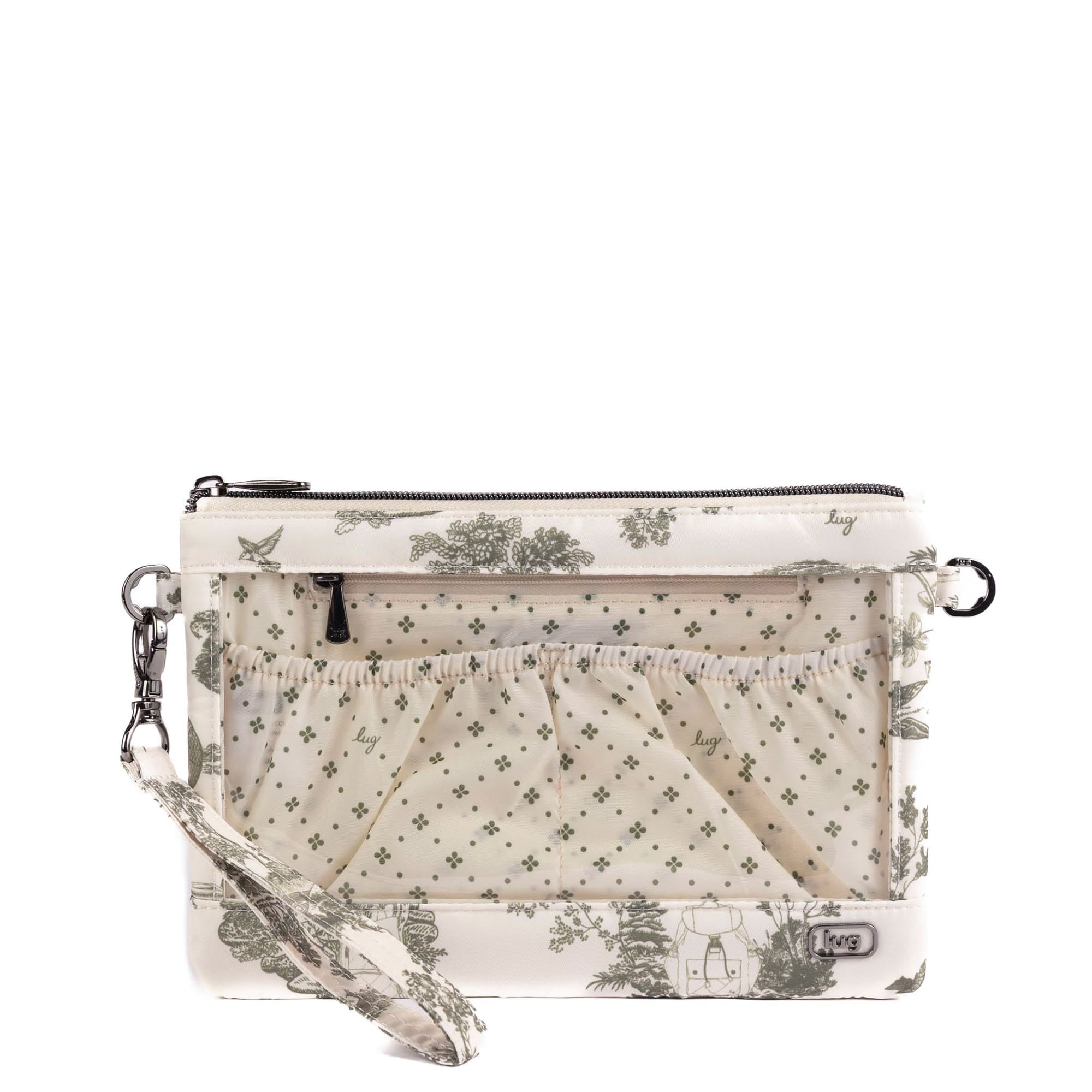 Clearview Ziplet Pouch - - 26388_ClearviewZiplet_StorybookOlive_Angle_01